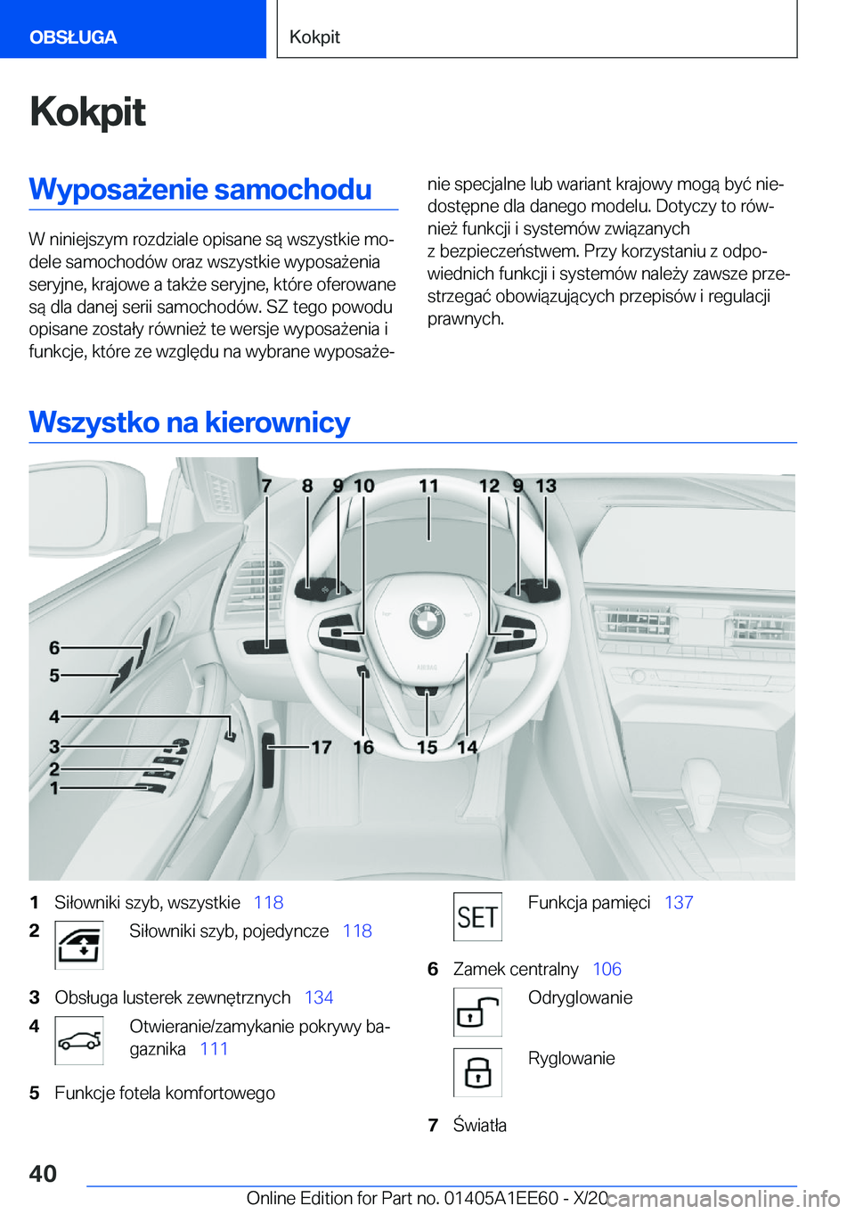 BMW 8 SERIES CONVERTIBLE 2021  Instrukcja obsługi (in Polish) �K�o�k�p�i�t�W�y�p�o�s�a9�e�n�i�e��s�a�m�o�c�h�o�d�u
�W��n�i�n�i�e�j�s�z�y�m��r�o�z�d�z�i�a�l�e��o�p�i�s�a�n�e��s�