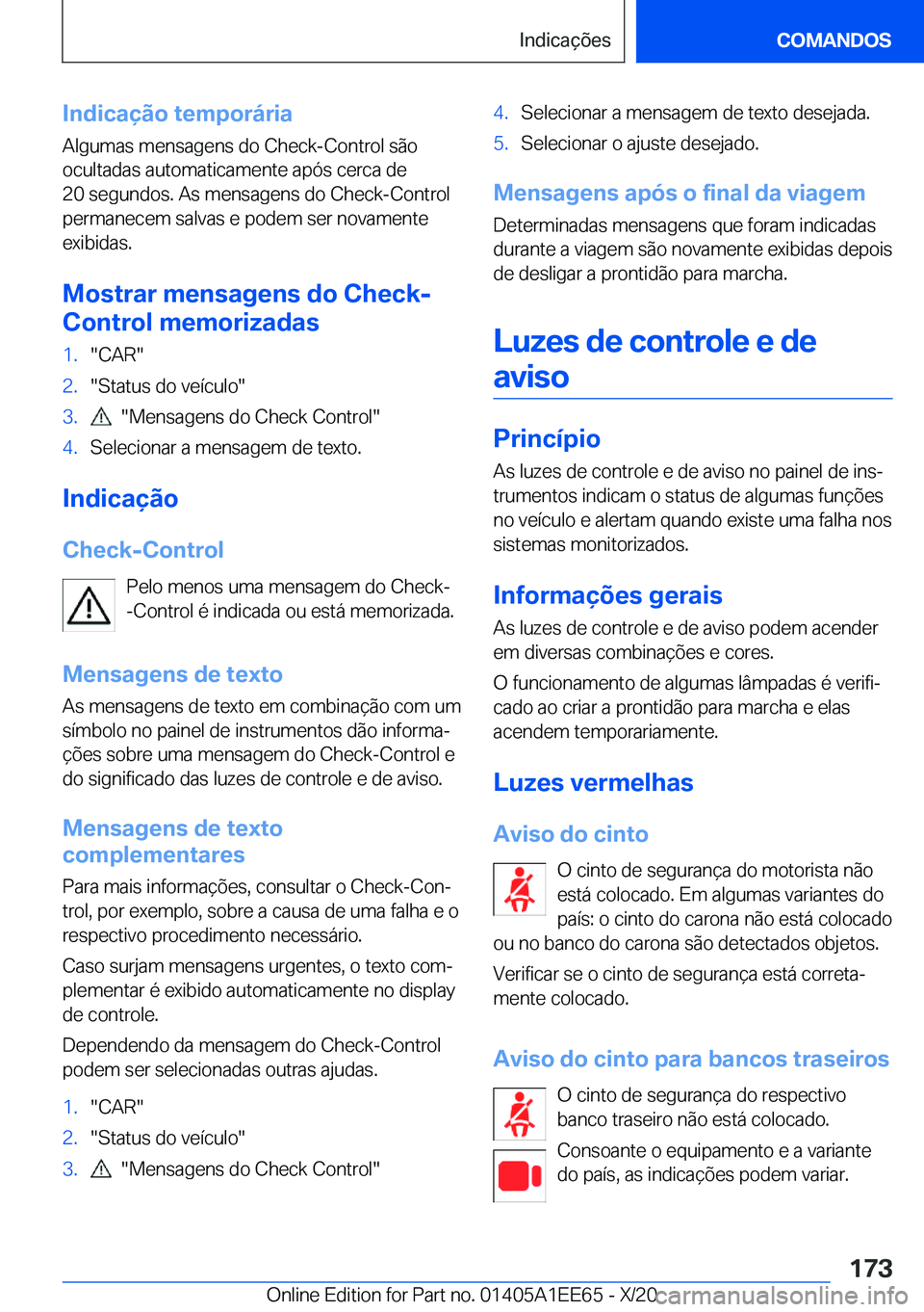 BMW 8 SERIES CONVERTIBLE 2021  Manual do condutor (in Portuguese) �I�n�d�i�c�a�