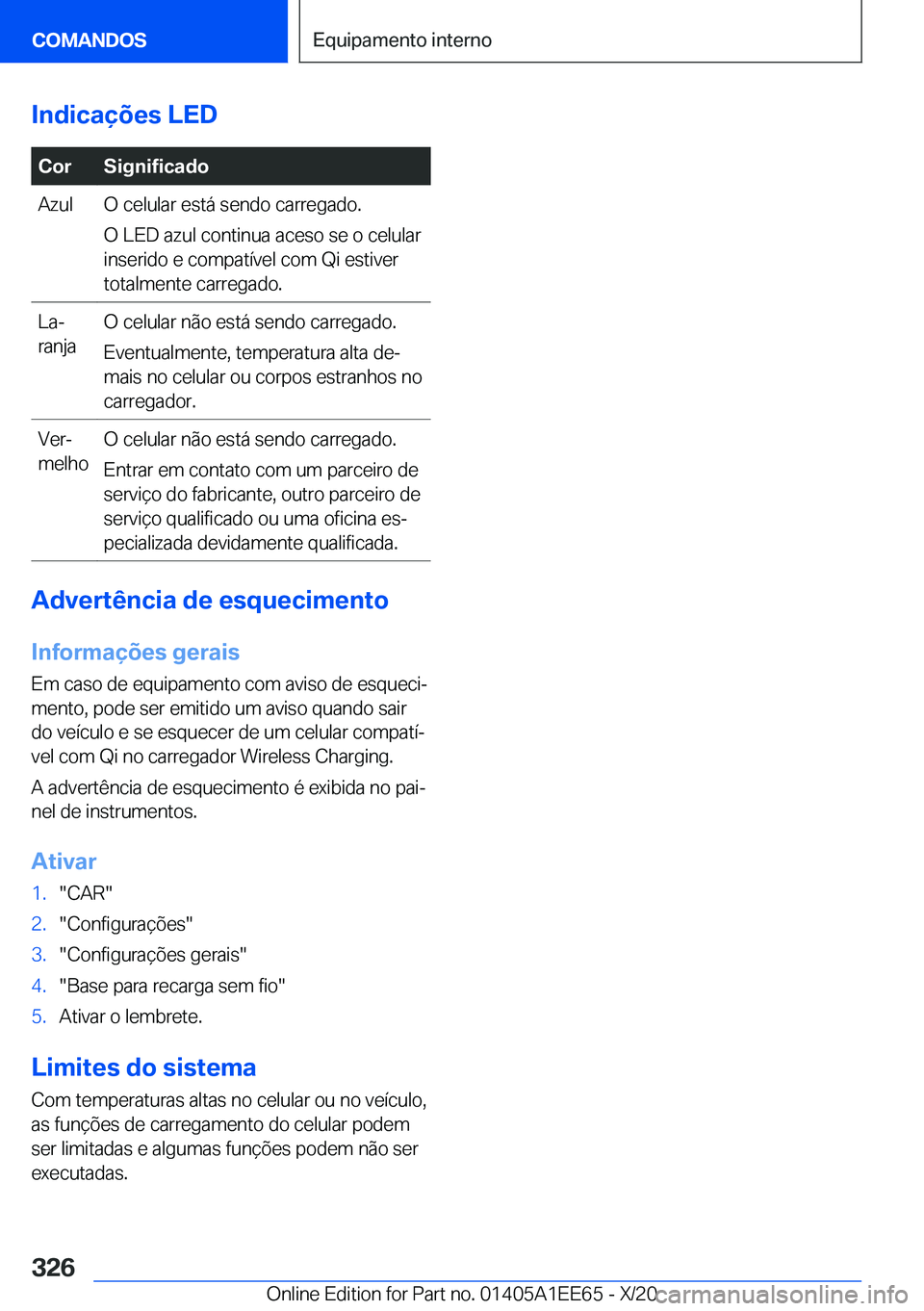 BMW 8 SERIES CONVERTIBLE 2021  Manual do condutor (in Portuguese) �I�n�d�i�c�a�