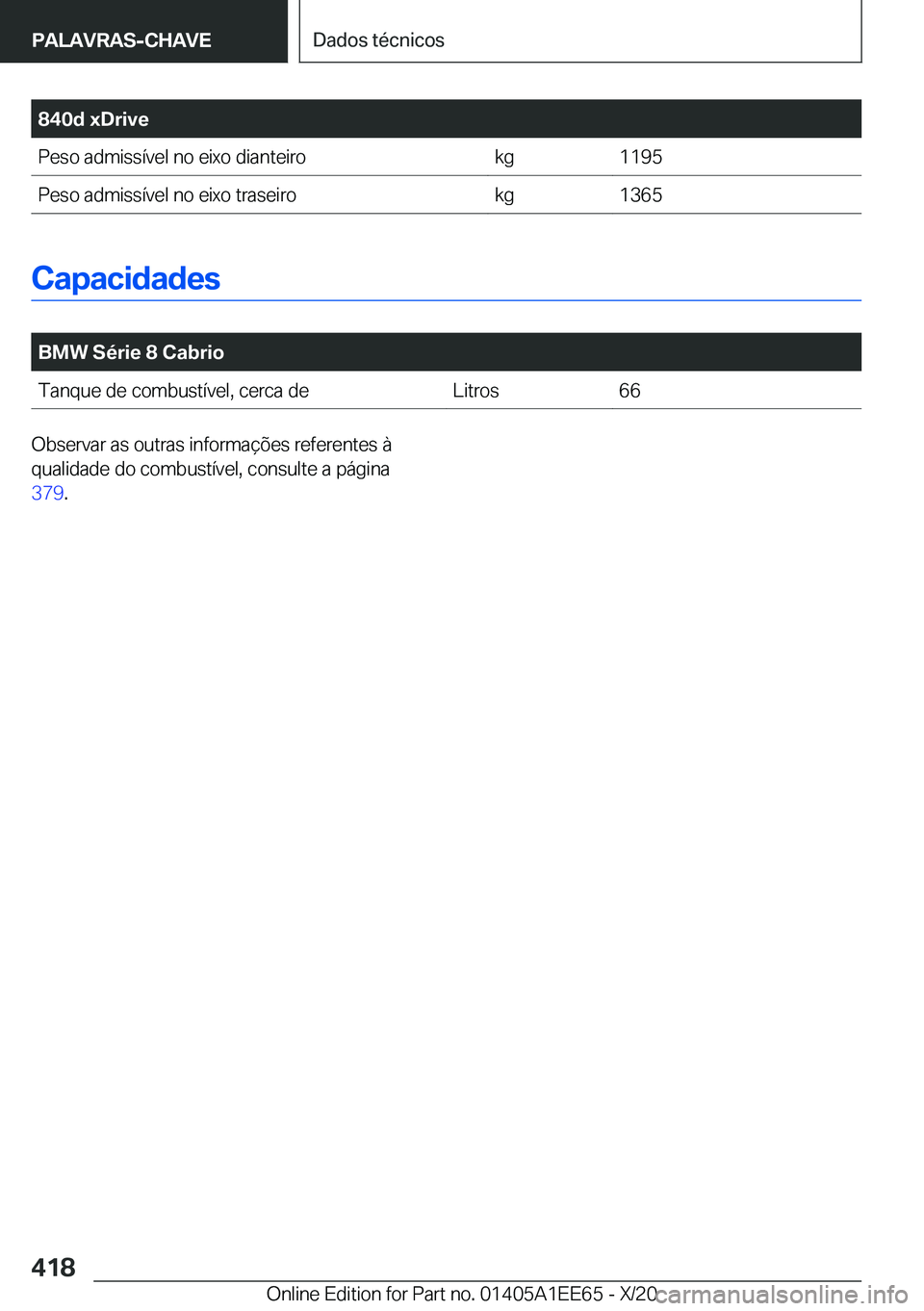 BMW 8 SERIES CONVERTIBLE 2021  Manual do condutor (in Portuguese) �8�4�0�d��x�D�r�i�v�e�P�e�s�o��a�d�m�i�s�s�