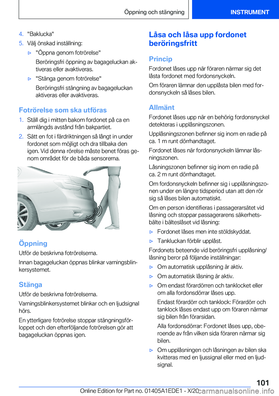 BMW 8 SERIES CONVERTIBLE 2021  InstruktionsbÖcker (in Swedish) �4�.��B�a�k�l�u�c�k�a��5�.�V�ä�l�j��