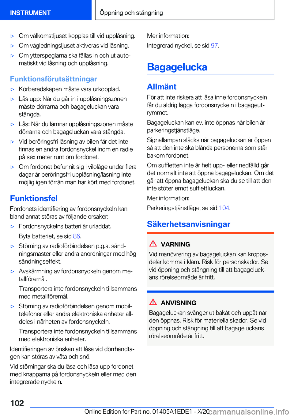 BMW 8 SERIES CONVERTIBLE 2021  InstruktionsbÖcker (in Swedish) 'x�O�m��v�ä�l�k�o�m�s�t�l�j�u�s�e�t��k�o�p�p�l�a�s��t�i�l�l��v�i�d��u�p�p�l�å�s�n�i�n�g�.'x�O�m��v�ä�g�l�e�d�n�i�n�g�s�l�j�u�s�e�t��a�k�t�i�v�e�r�a�s��v�i�d��l�å�s�n�i�n�g�.'x