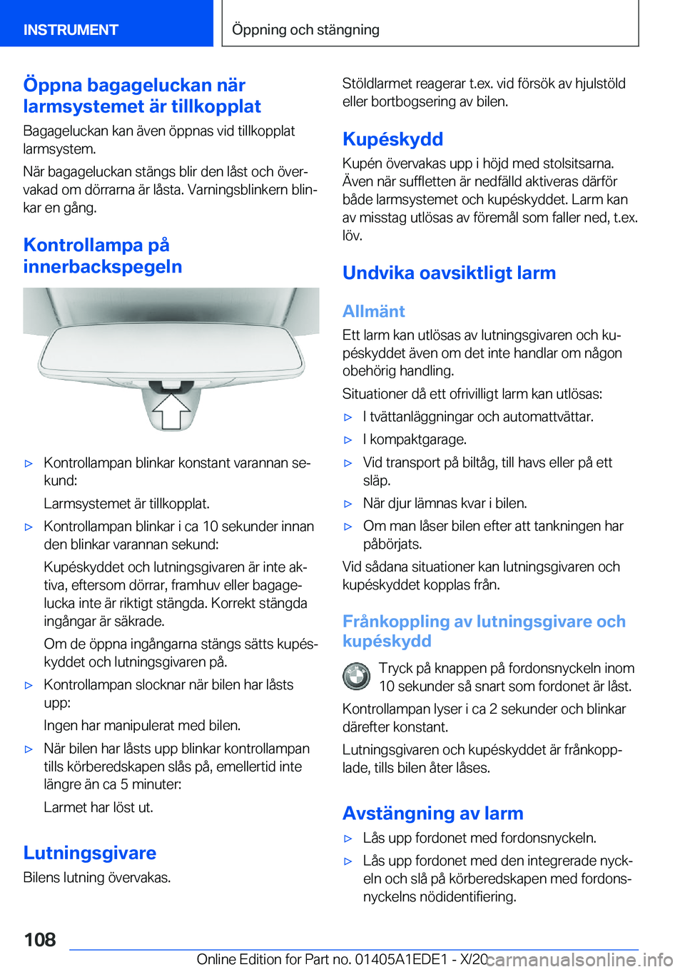 BMW 8 SERIES CONVERTIBLE 2021  InstruktionsbÖcker (in Swedish) �
