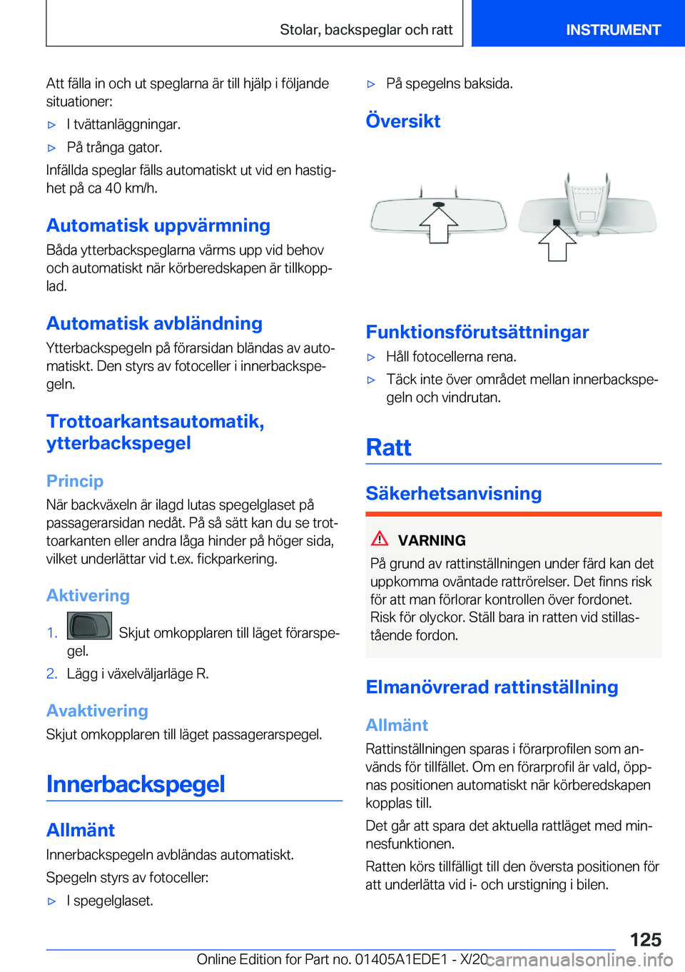 BMW 8 SERIES CONVERTIBLE 2021  InstruktionsbÖcker (in Swedish) �A�t�t��f�ä�l�l�a��i�n��o�c�h��u�t��s�p�e�g�l�a�r�n�a��ä�r��t�i�l�l��h�j�ä�l�p��i��f�