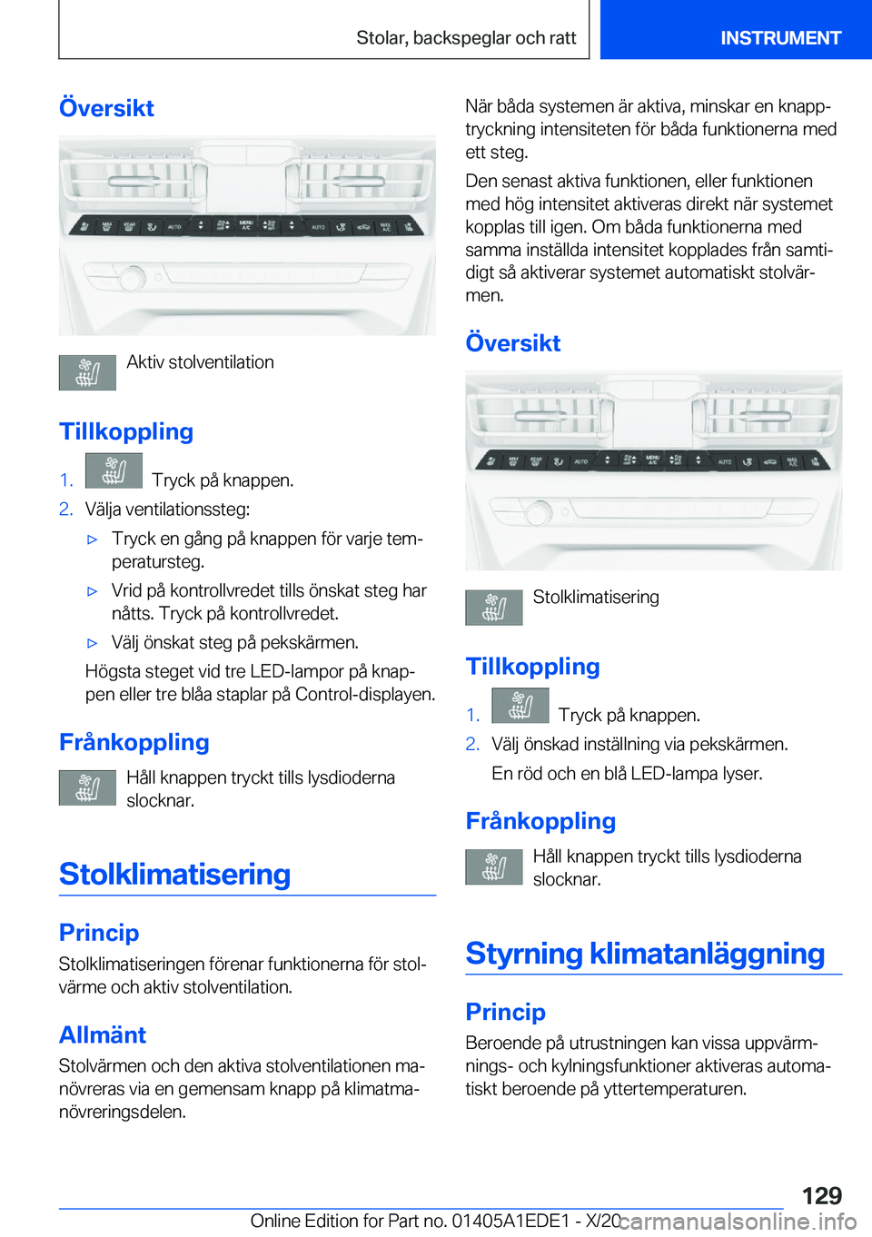 BMW 8 SERIES CONVERTIBLE 2021  InstruktionsbÖcker (in Swedish) �