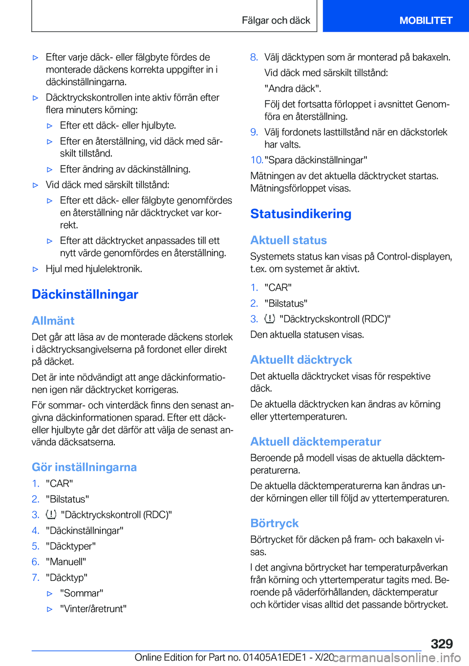 BMW 8 SERIES CONVERTIBLE 2021  InstruktionsbÖcker (in Swedish) 'x�E�f�t�e�r��v�a�r�j�e��d�ä�c�k�-��e�l�l�e�r��f�ä�l�g�b�y�t�e��f�