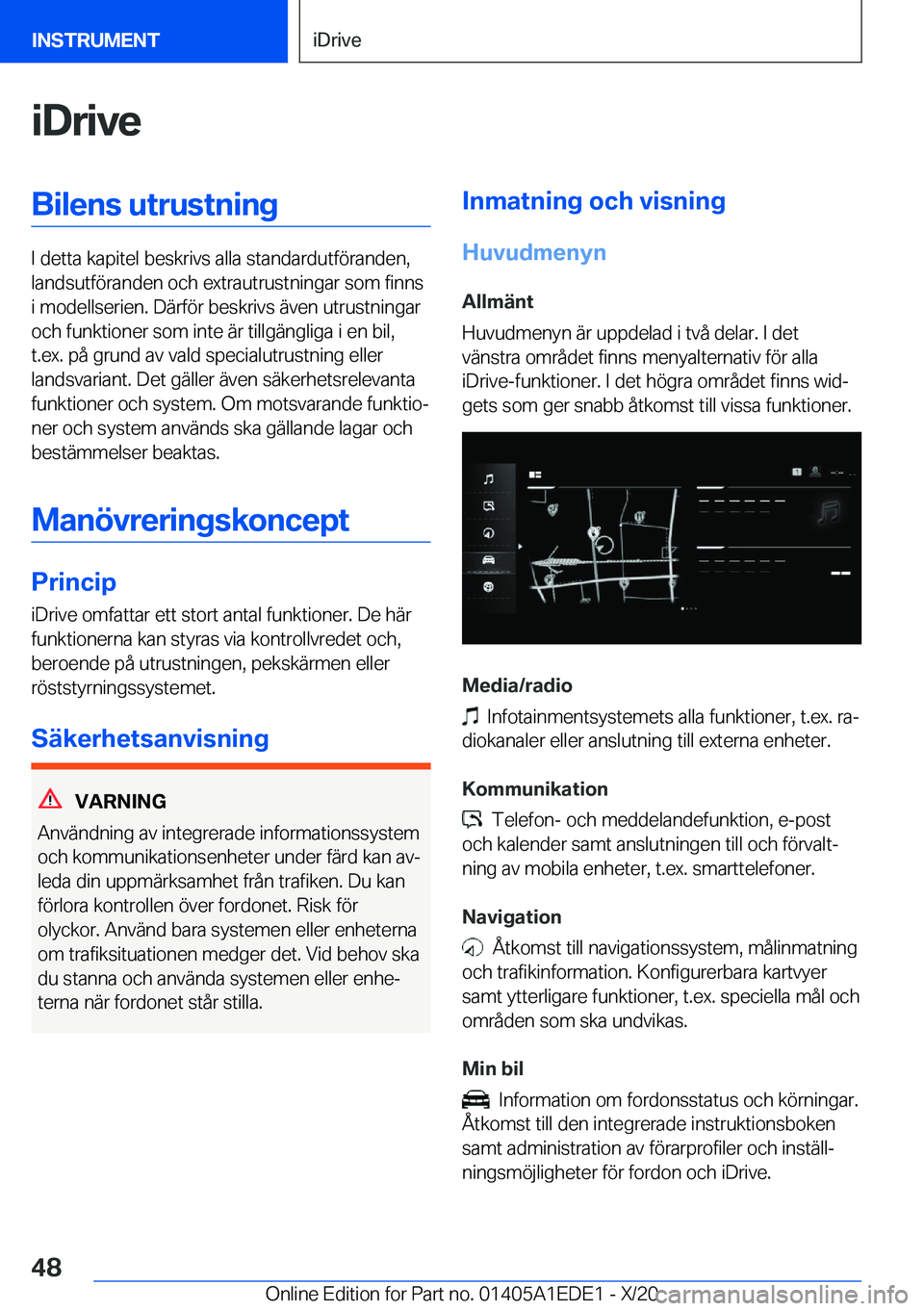 BMW 8 SERIES CONVERTIBLE 2021  InstruktionsbÖcker (in Swedish) �i�D�r�i�v�e�B�i�l�e�n�s��u�t�r�u�s�t�n�i�n�g
�I��d�e�t�t�a��k�a�p�i�t�e�l��b�e�s�k�r�i�v�s��a�l�l�a��s�t�a�n�d�a�r�d�u�t�f�