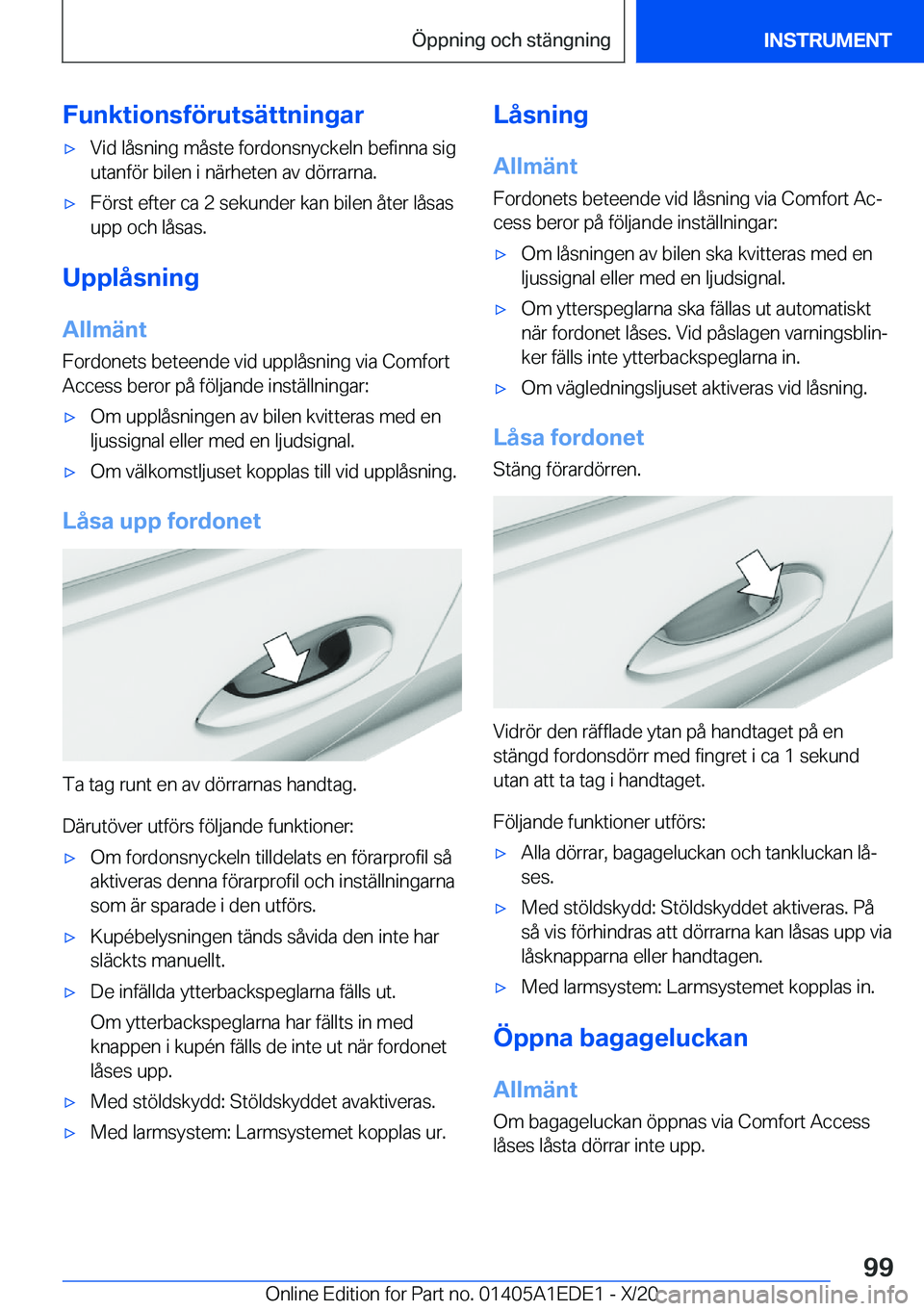BMW 8 SERIES CONVERTIBLE 2021  InstruktionsbÖcker (in Swedish) �F�u�n�k�t�i�o�n�s�f�