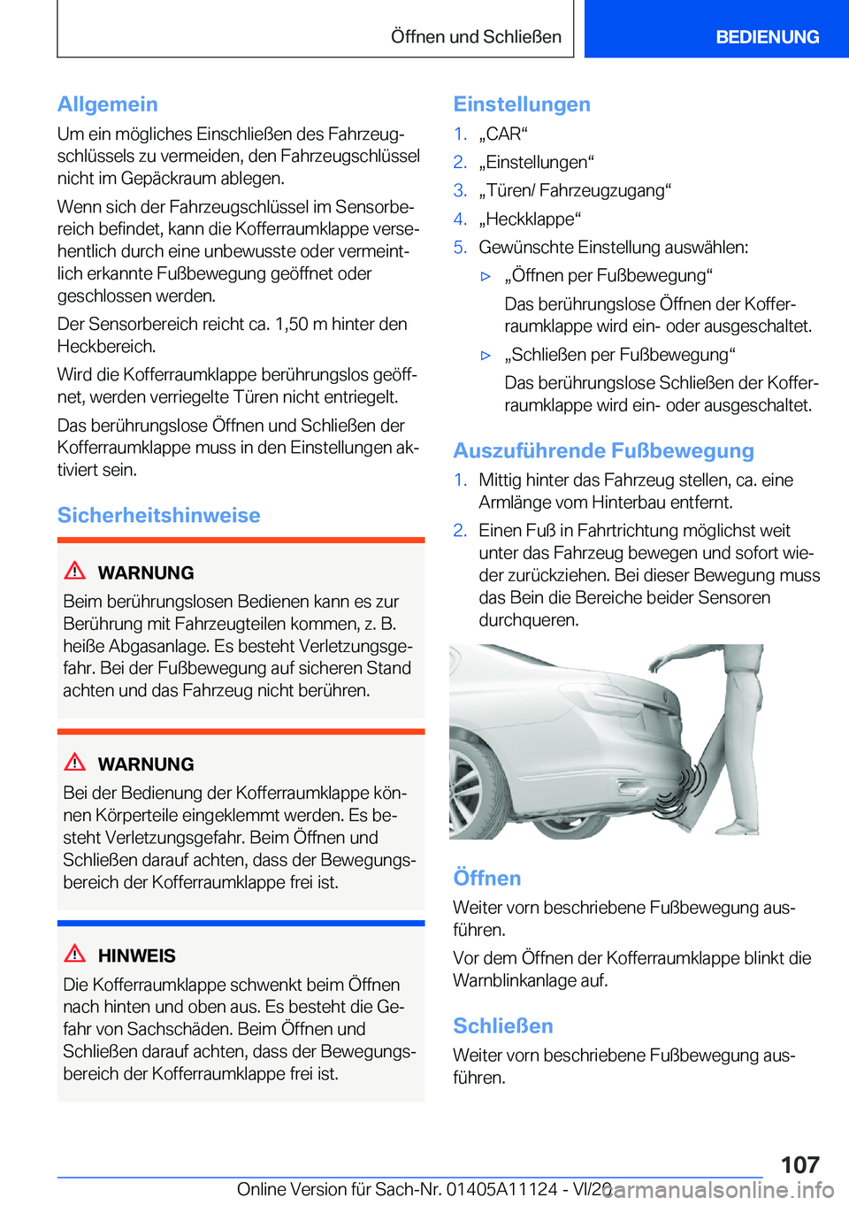 BMW 8 SERIES COUPE 2021  Betriebsanleitungen (in German) �A�l�l�g�e�m�e�i�n�U�m��e�i�n��m�