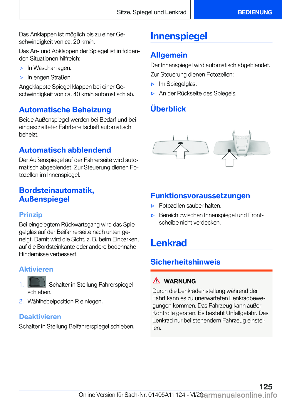 BMW 8 SERIES COUPE 2021  Betriebsanleitungen (in German) �D�a�s��A�n�k�l�a�p�p�e�n��i�s�t��m�