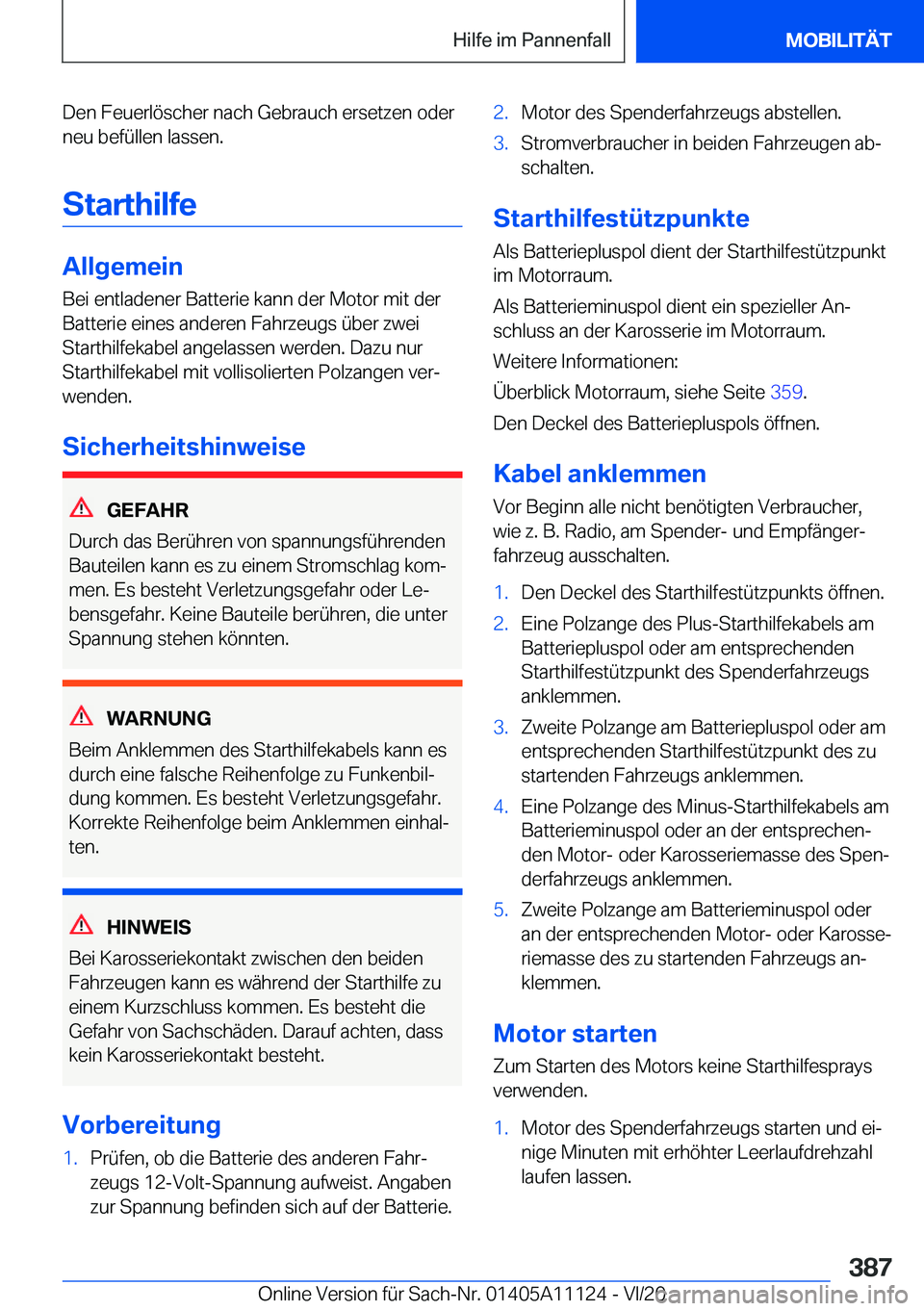 BMW 8 SERIES COUPE 2021  Betriebsanleitungen (in German) �D�e�n��F�e�u�e�r�l�