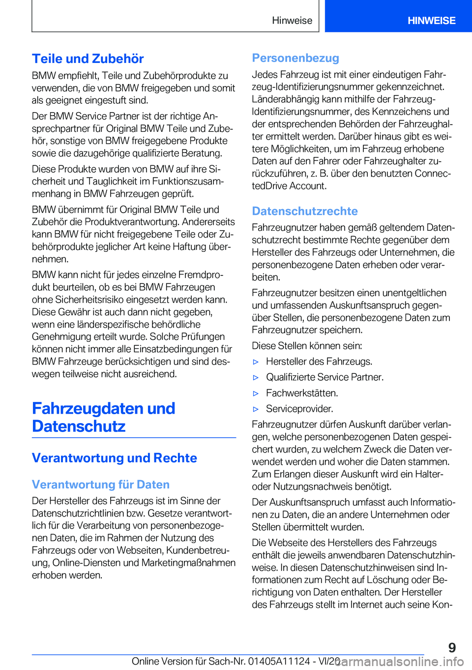 BMW 8 SERIES COUPE 2021  Betriebsanleitungen (in German) �T�e�i�l�e��u�n�d��Z�u�b�e�h�