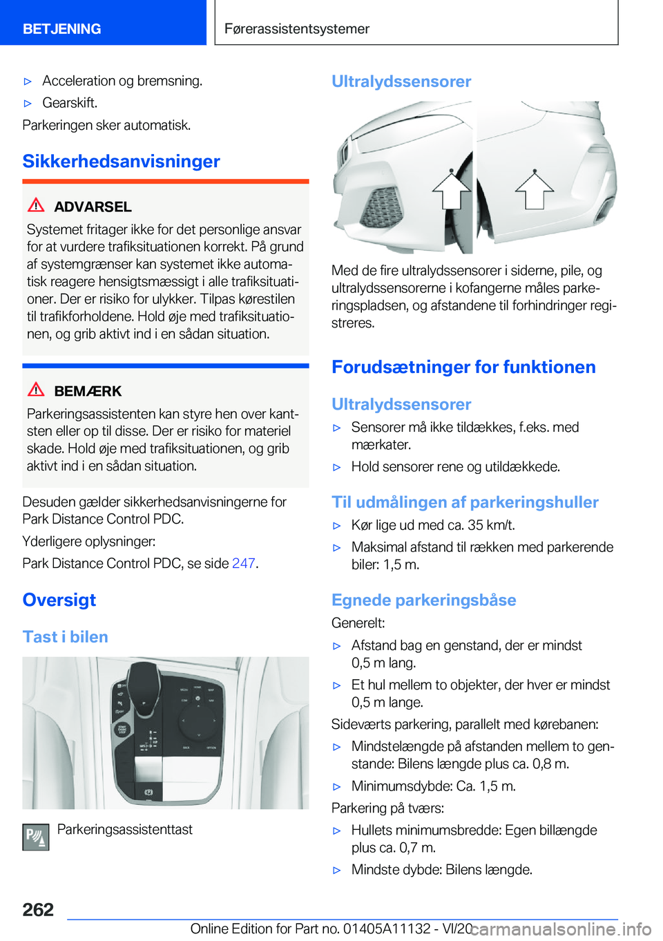 BMW 8 SERIES COUPE 2021  InstruktionsbØger (in Danish) 'x�A�c�c�e�l�e�r�a�t�i�o�n��o�g��b�r�e�m�s�n�i�n�g�.'x�G�e�a�r�s�k�i�f�t�.
�P�a�r�k�e�r�i�n�g�e�n��s�k�e�r��a�u�t�o�m�a�t�i�s�k�.
�S�i�k�k�e�r�h�e�d�s�a�n�v�i�s�n�i�n�g�e�r
�A�D�V�A�R�S�E�