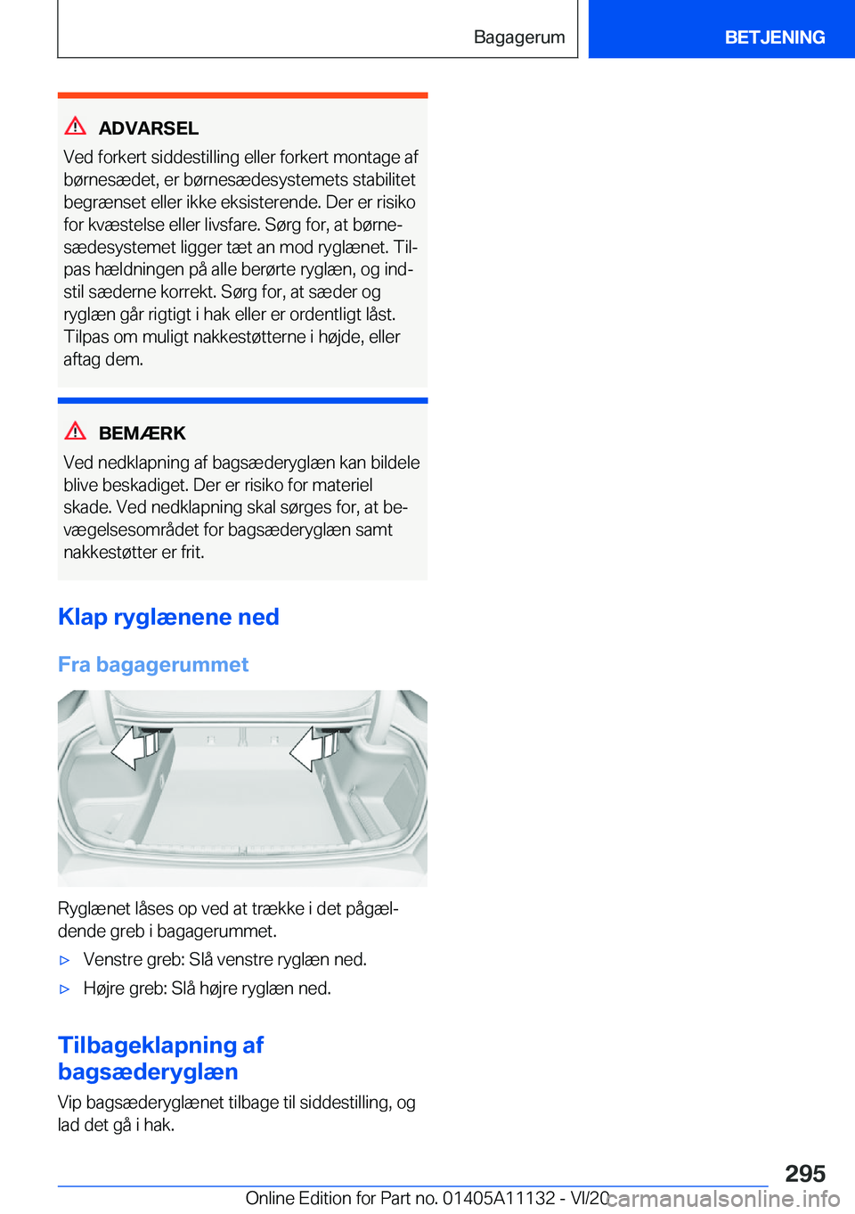 BMW 8 SERIES COUPE 2021  InstruktionsbØger (in Danish) �A�D�V�A�R�S�E�L
�V�e�d��f�o�r�k�e�r�t��s�i�d�d�e�s�t�i�l�l�i�n�g��e�l�l�e�r��f�o�r�k�e�r�t��m�o�n�t�a�g�e��a�f
�b�