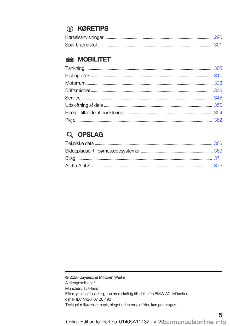 BMW 8 SERIES COUPE 2021  InstruktionsbØger (in Danish) �K�