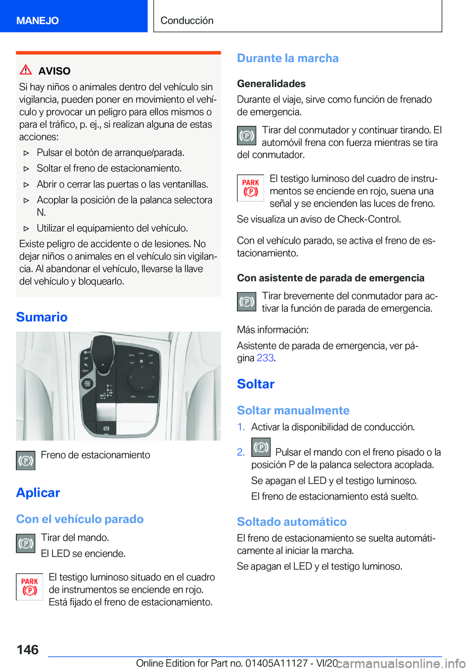 BMW 8 SERIES COUPE 2021  Manuales de Empleo (in Spanish) �A�V�I�S�O
�S�i��h�a�y��n�i�