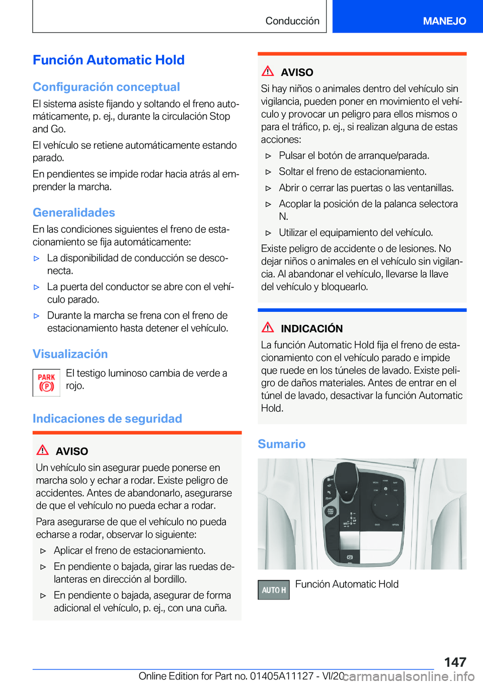 BMW 8 SERIES COUPE 2021  Manuales de Empleo (in Spanish) �F�u�n�c�i�