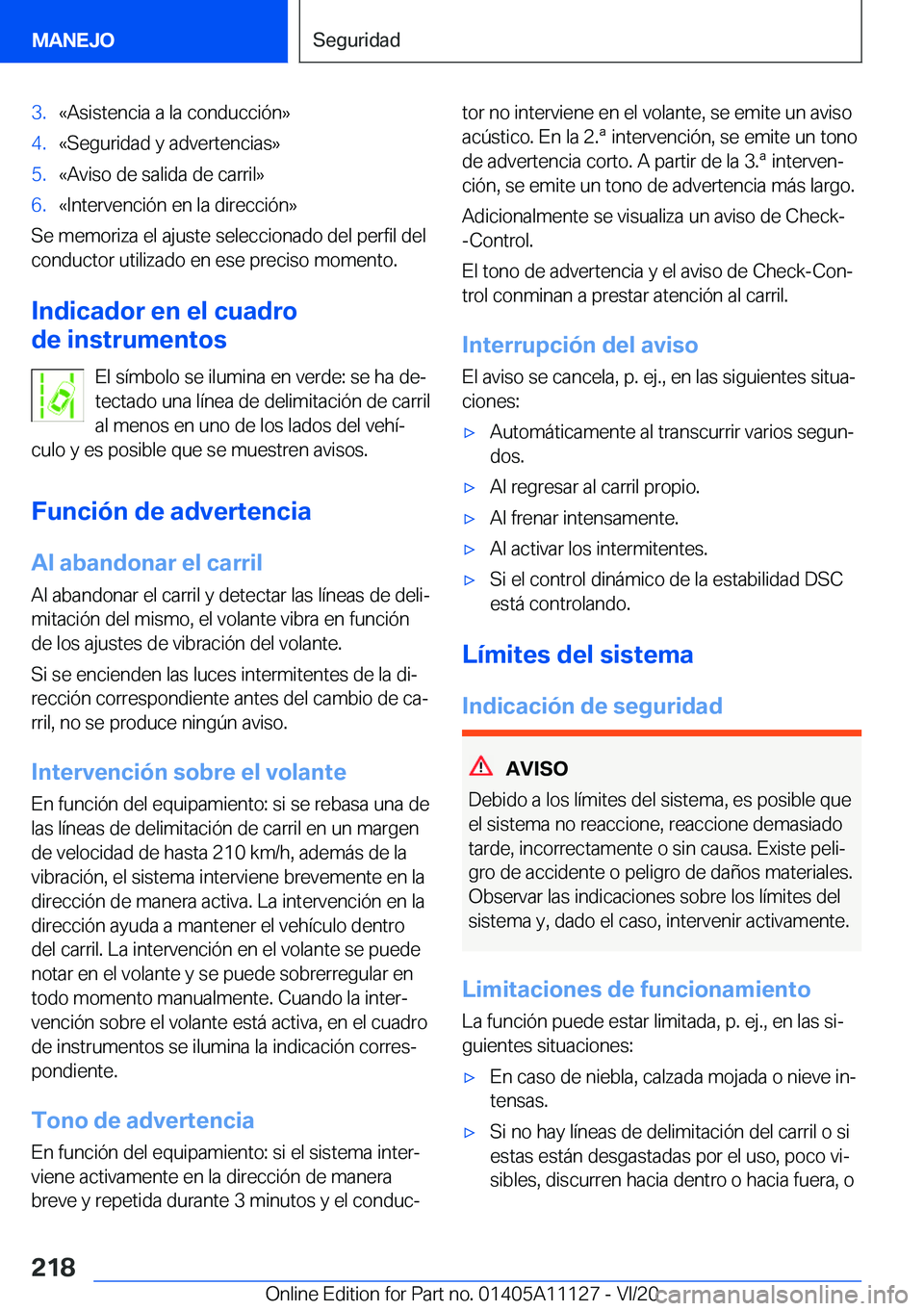BMW 8 SERIES COUPE 2021  Manuales de Empleo (in Spanish) �3�.�«�A�s�i�s�t�e�n�c�i�a��a��l�a��c�o�n�d�u�c�c�i�