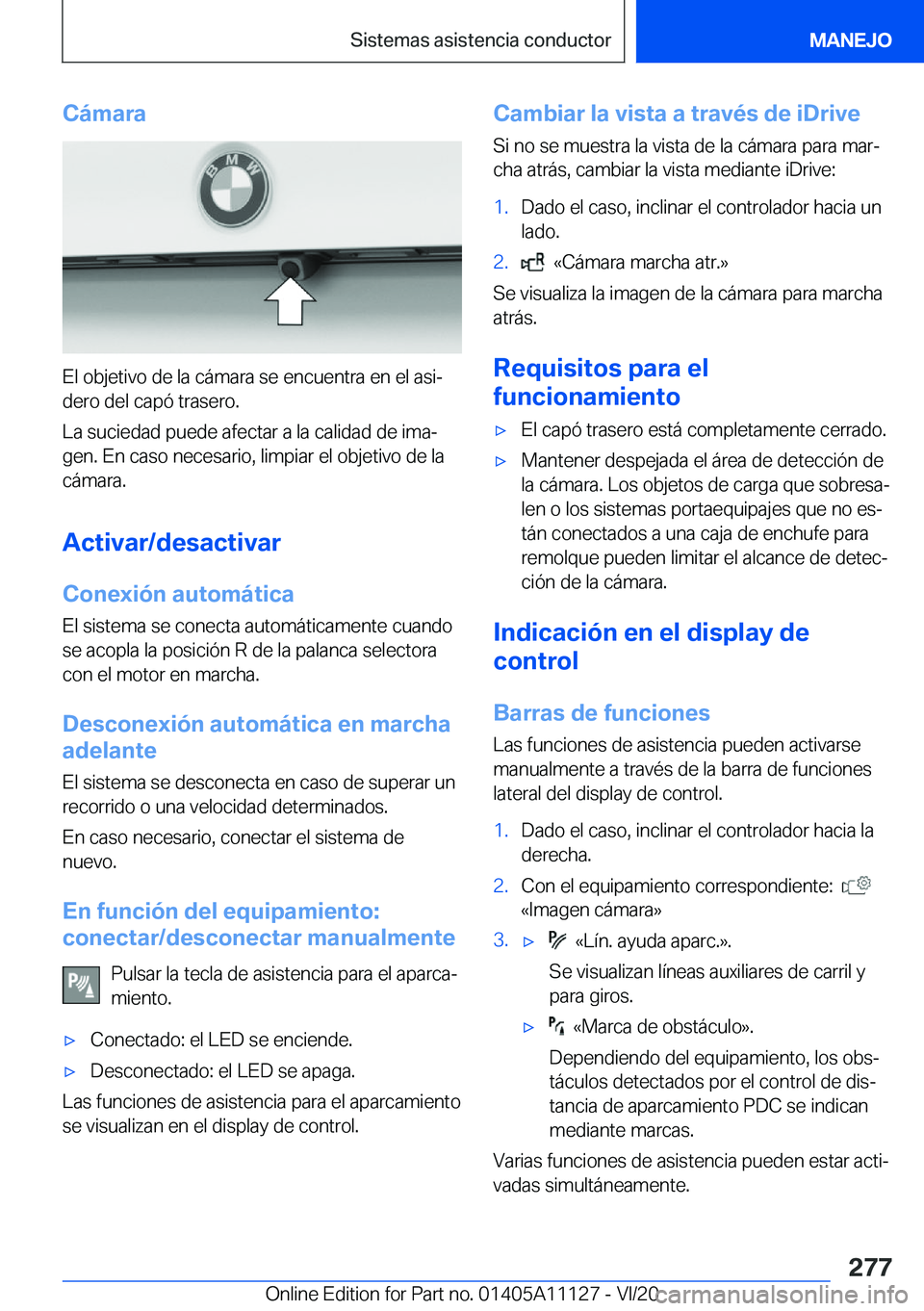 BMW 8 SERIES COUPE 2021  Manuales de Empleo (in Spanish) �C�