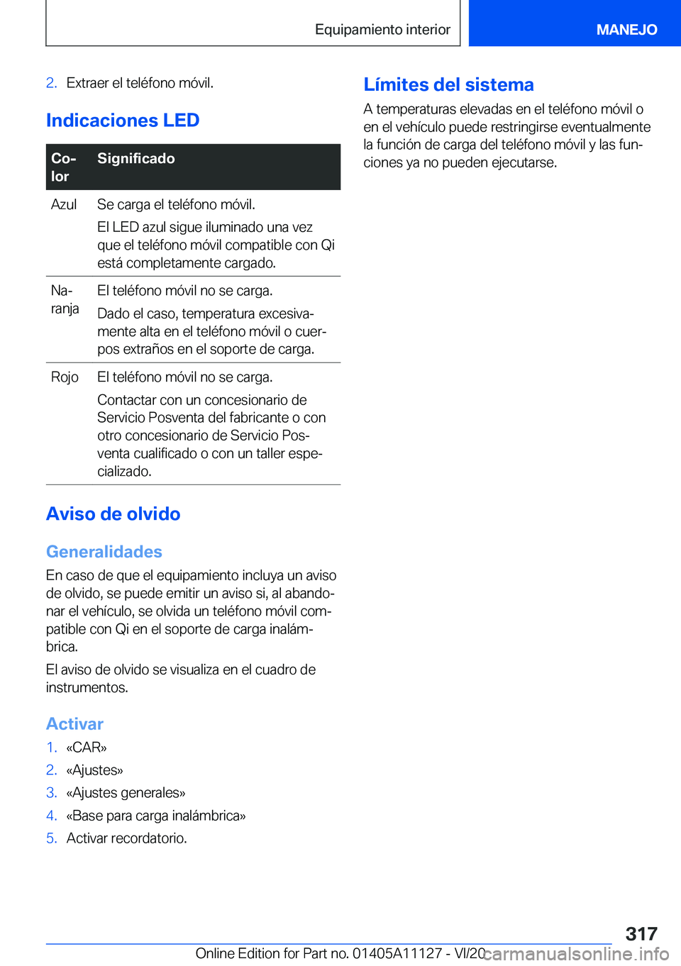 BMW 8 SERIES COUPE 2021  Manuales de Empleo (in Spanish) �2�.�E�x�t�r�a�e�r��e�l��t�e�l�
