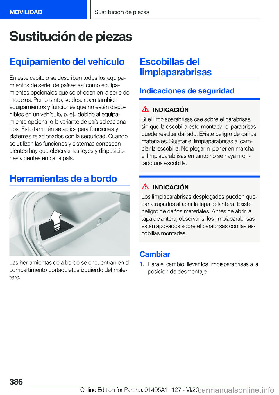 BMW 8 SERIES COUPE 2021  Manuales de Empleo (in Spanish) �S�u�s�t�i�t�u�c�i�