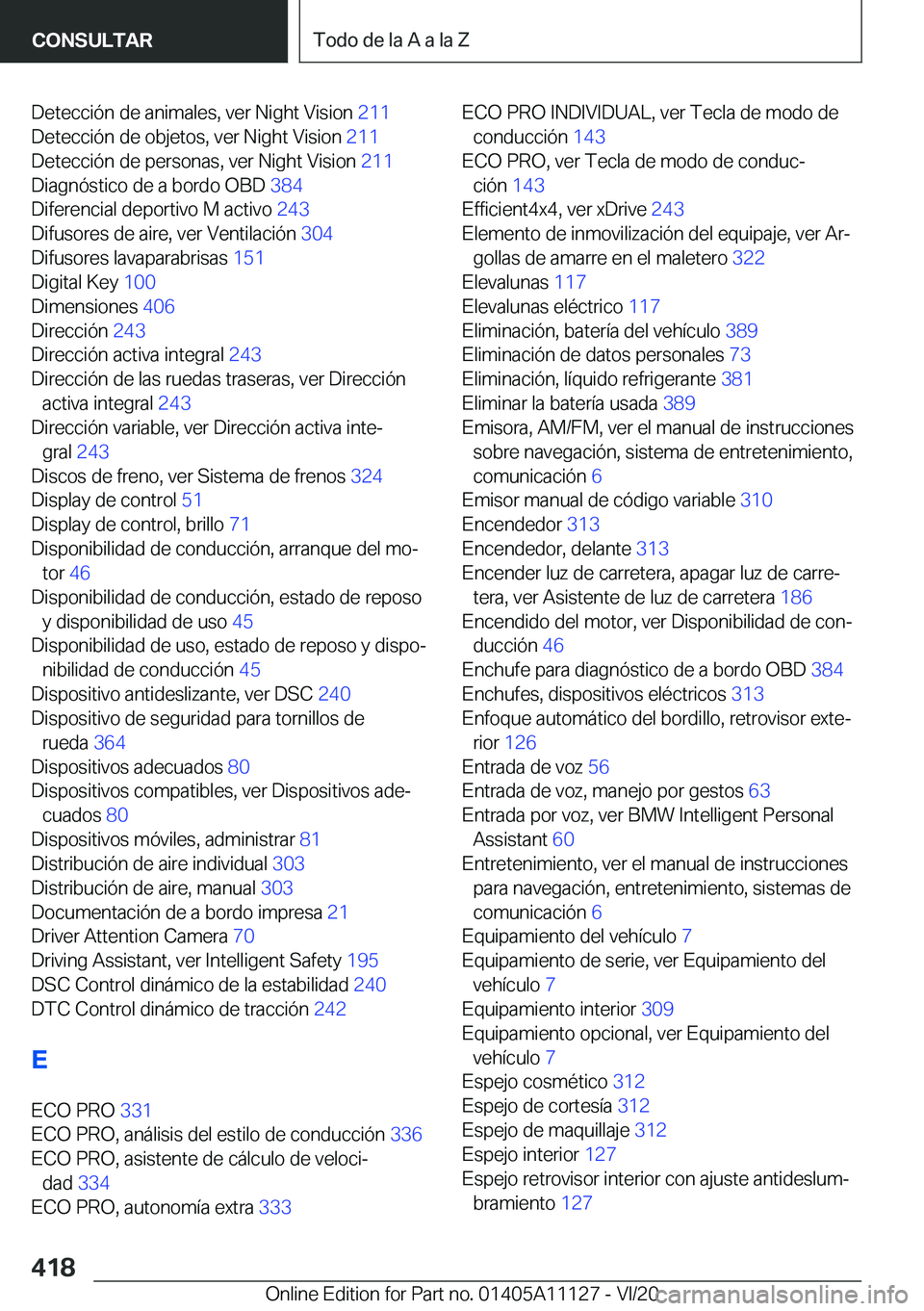 BMW 8 SERIES COUPE 2021  Manuales de Empleo (in Spanish) �D�e�t�e�c�c�i�