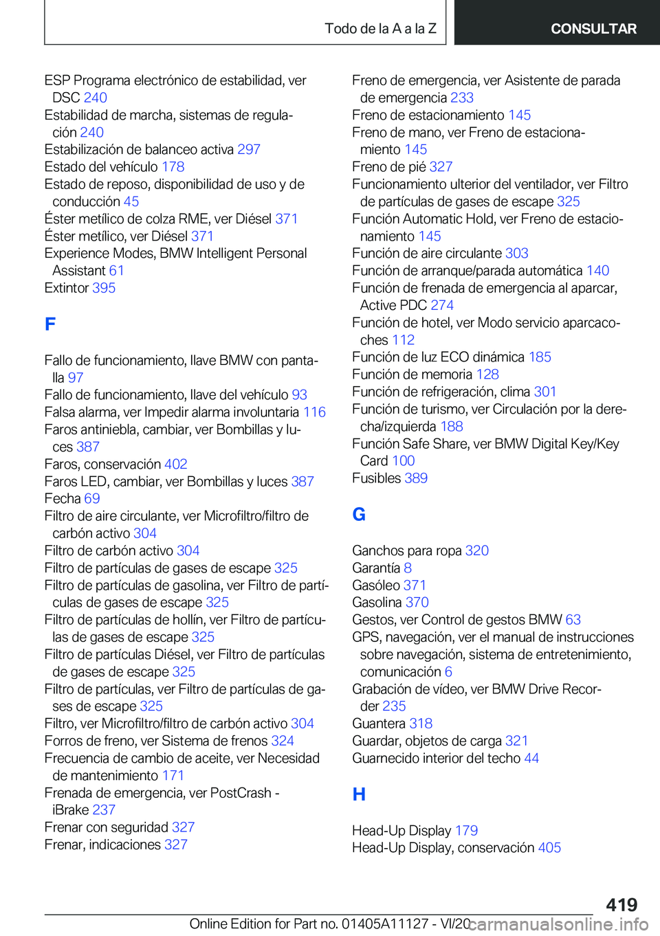 BMW 8 SERIES COUPE 2021  Manuales de Empleo (in Spanish) �E�S�P��P�r�o�g�r�a�m�a��e�l�e�c�t�r�