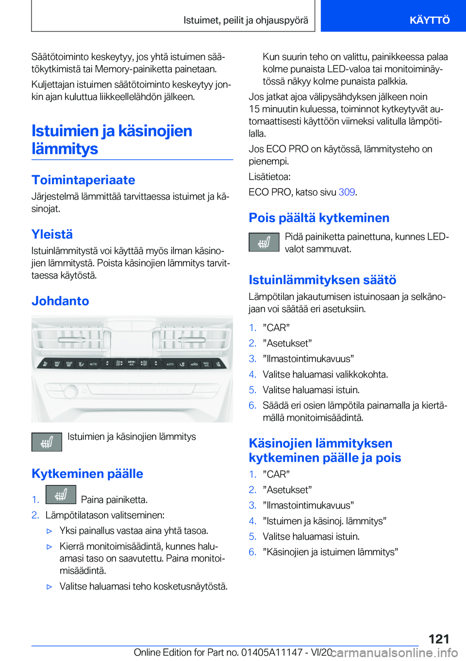 BMW 8 SERIES COUPE 2021  Omistajan Käsikirja (in Finnish) �S�