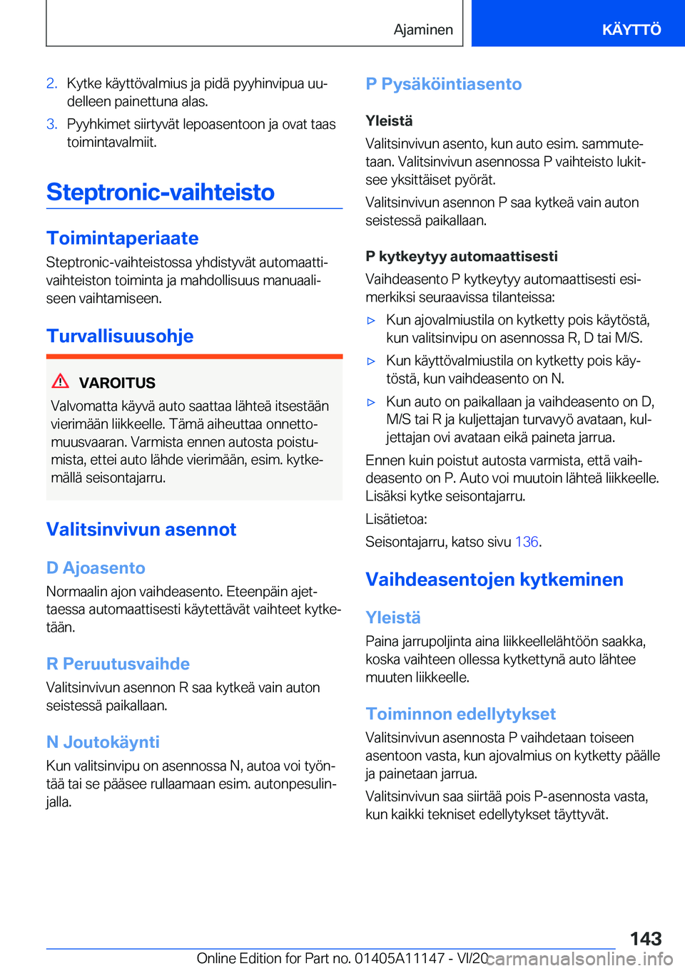 BMW 8 SERIES COUPE 2021  Omistajan Käsikirja (in Finnish) �2�.�K�y�t�k�e��k�