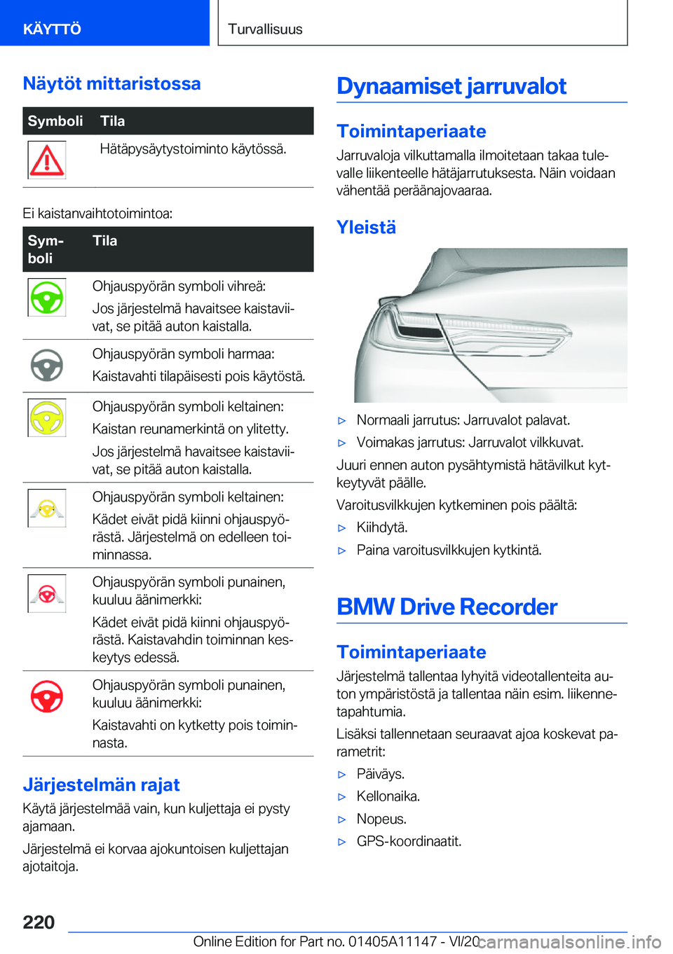BMW 8 SERIES COUPE 2021  Omistajan Käsikirja (in Finnish) �N�