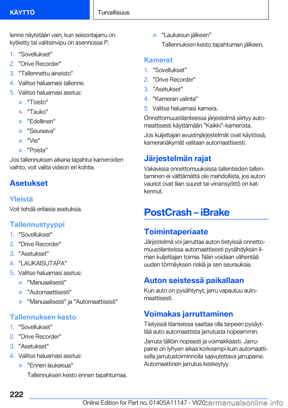 BMW 8 SERIES COUPE 2021  Omistajan Käsikirja (in Finnish) �l�e�n�n�e��n�