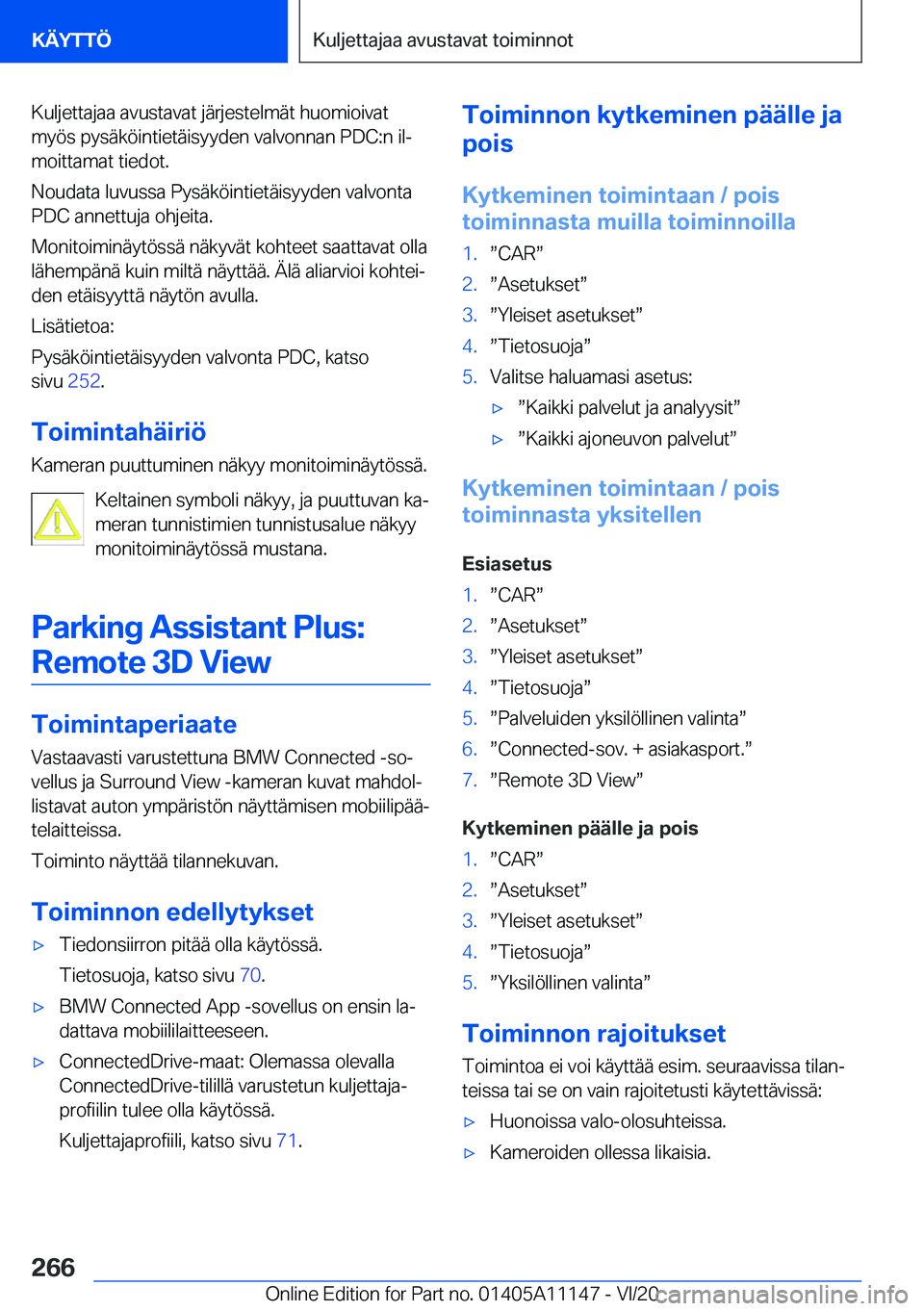 BMW 8 SERIES COUPE 2021  Omistajan Käsikirja (in Finnish) �K�u�l�j�e�t�t�a�j�a�a��a�v�u�s�t�a�v�a�t��j�