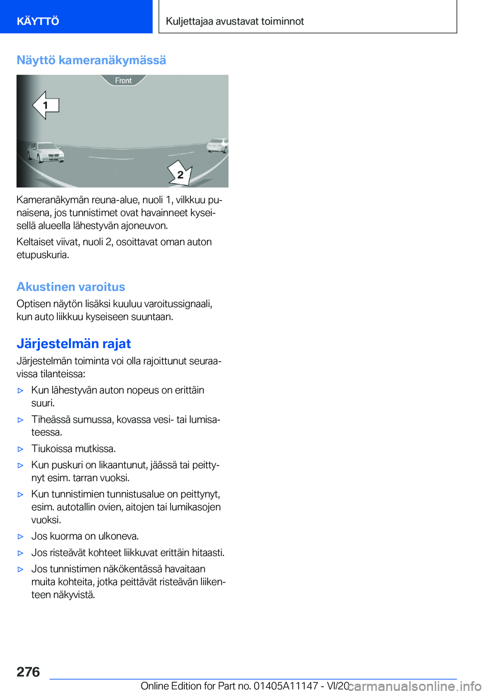 BMW 8 SERIES COUPE 2021  Omistajan Käsikirja (in Finnish) �N�