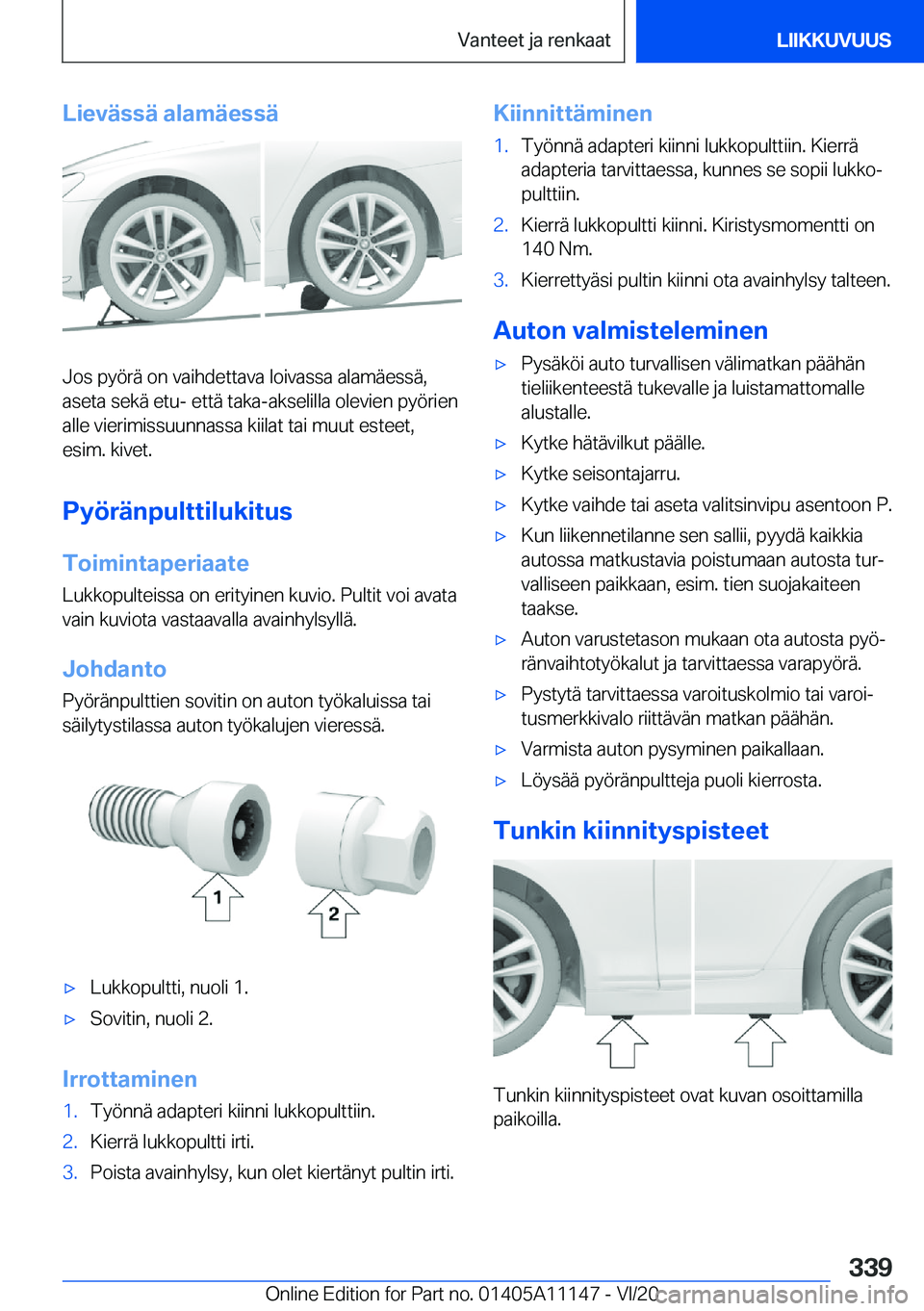 BMW 8 SERIES COUPE 2021  Omistajan Käsikirja (in Finnish) �L�i�e�v�