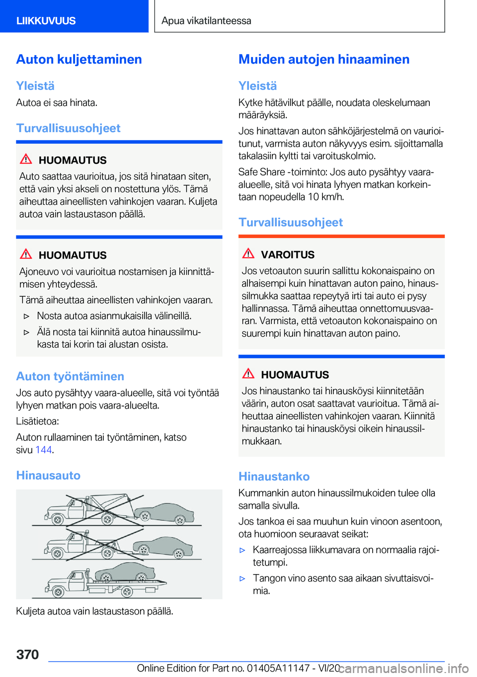 BMW 8 SERIES COUPE 2021  Omistajan Käsikirja (in Finnish) �A�u�t�o�n��k�u�l�j�e�t�t�a�m�i�n�e�n
�Y�l�e�i�s�t�