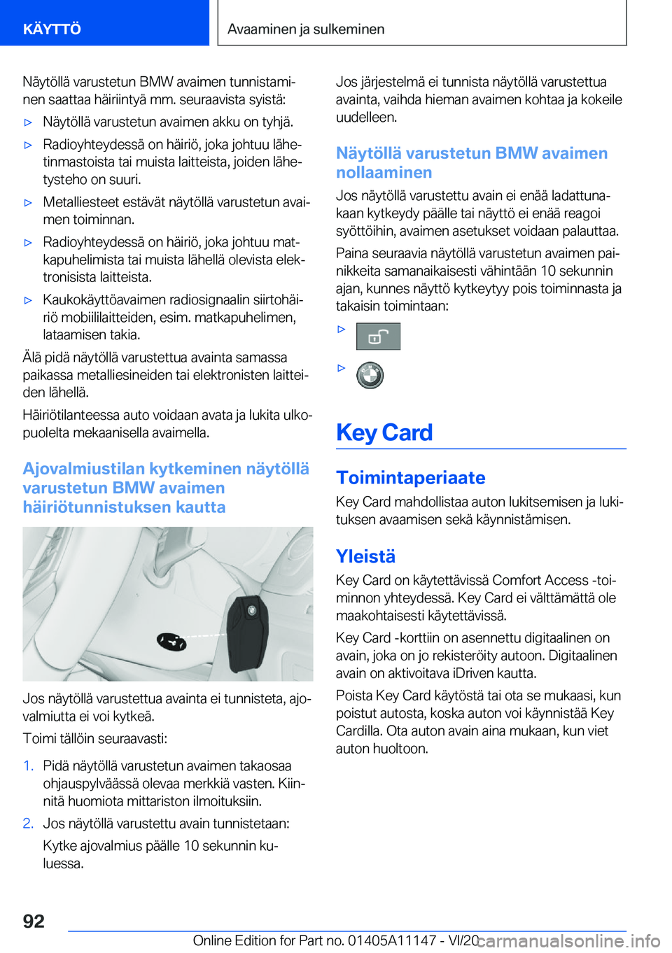 BMW 8 SERIES COUPE 2021  Omistajan Käsikirja (in Finnish) �N�