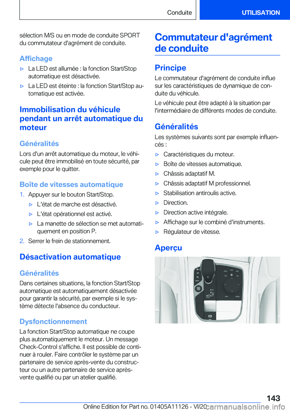 BMW 8 SERIES COUPE 2021  Notices Demploi (in French) �s�é�l�e�c�t�i�o�n��M�/�S��o�u��e�n��m�o�d�e��d�e��c�o�n�d�u�i�t�e��S�P�O�R�T�d�u��c�o�m�m�u�t�a�t�e�u�r��d�'�a�g�r�é�m�e�n�t��d�e��c�o�n�d�u�i�t�e�.
�A�f�f�i�c�h�a�g�e'x�L�a��L�