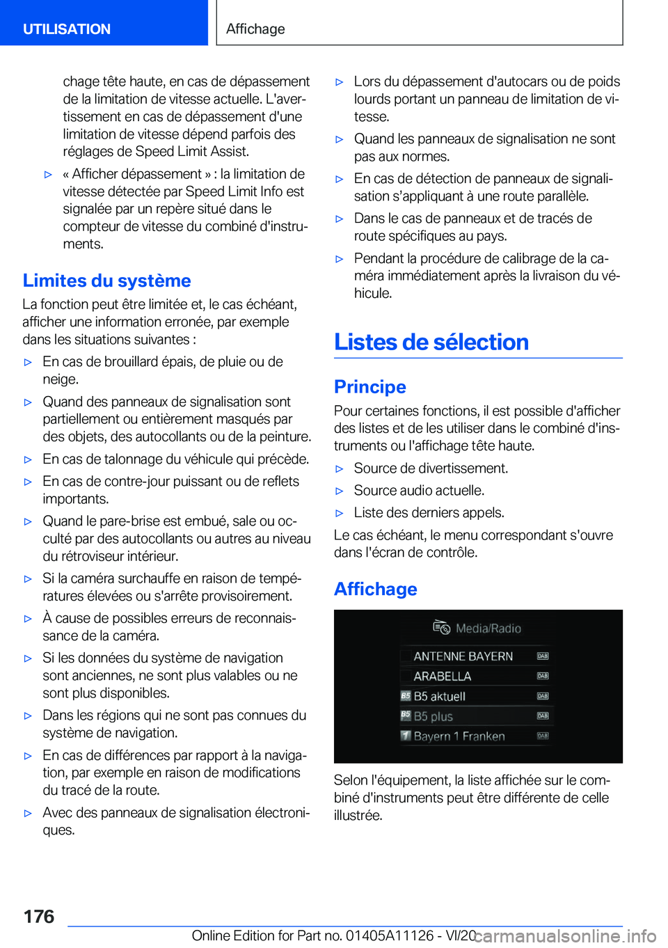 BMW 8 SERIES COUPE 2021  Notices Demploi (in French) �c�h�a�g�e��t�ê�t�e��h�a�u�t�e�,��e�n��c�a�s��d�e��d�é�p�a�s�s�e�m�e�n�t
�d�e��l�a��l�i�m�i�t�a�t�i�o�n��d�e��v�i�t�e�s�s�e��a�c�t�u�e�l�l�e�.��L�'�a�v�e�rj �t�i�s�s�e�m�e�n�t��e�n