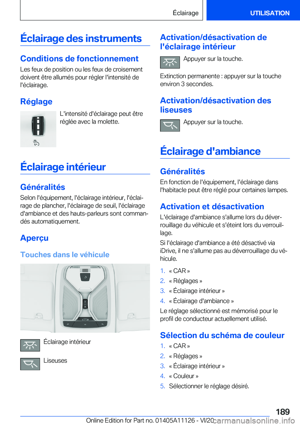 BMW 8 SERIES COUPE 2021  Notices Demploi (in French) �