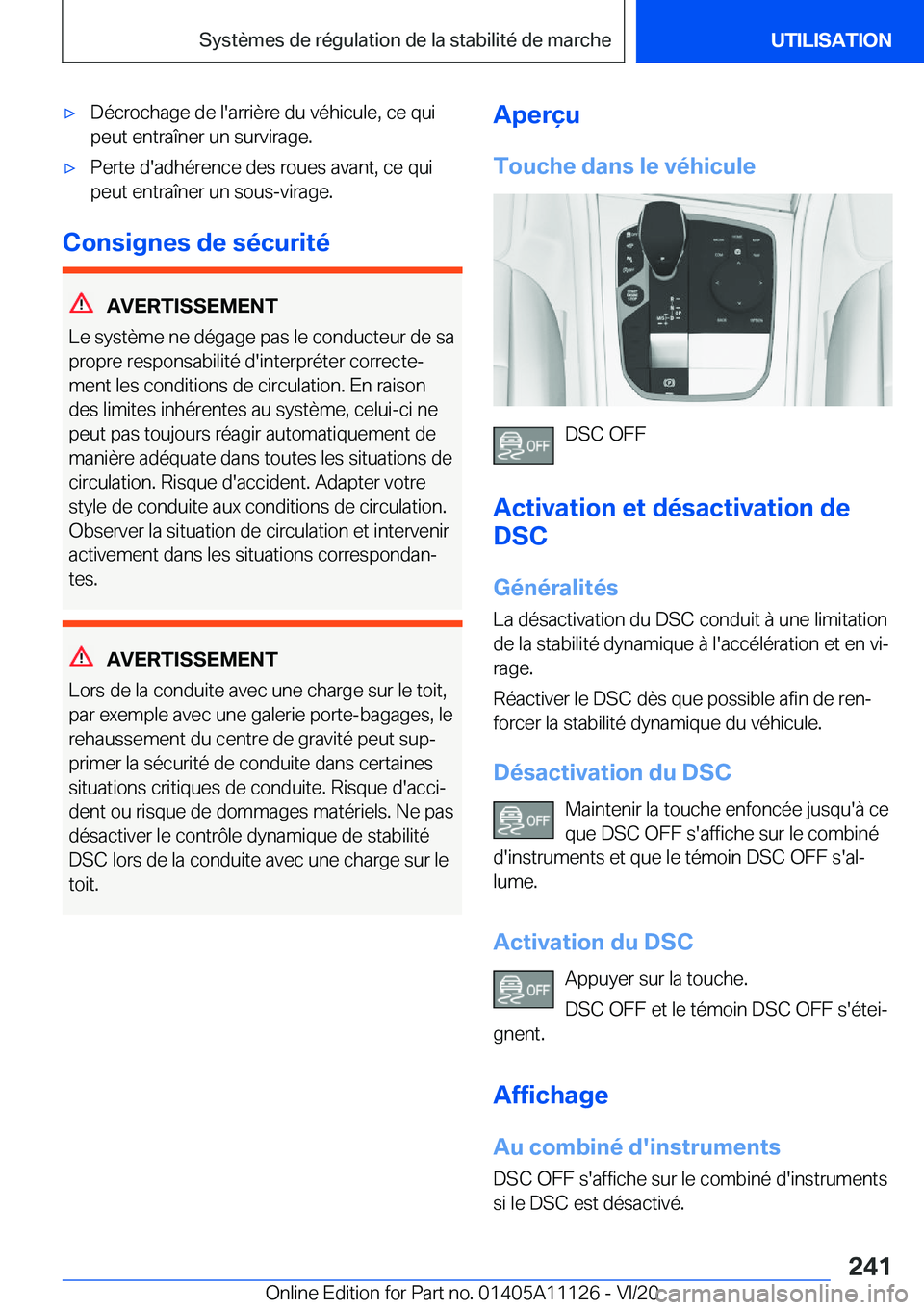 BMW 8 SERIES COUPE 2021  Notices Demploi (in French) 'x�D�é�c�r�o�c�h�a�g�e��d�e��l�'�a�r�r�i�è�r�e��d�u��v�é�h�i�c�u�l�e�,��c�e��q�u�i�p�e�u�t��e�n�t�r�a�
