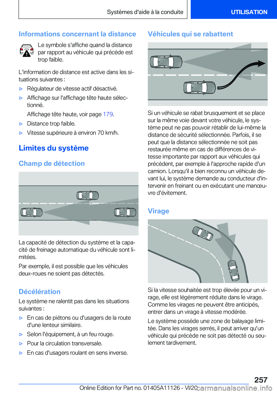 BMW 8 SERIES COUPE 2021  Notices Demploi (in French) �I�n�f�o�r�m�a�t�i�o�n�s��c�o�n�c�e�r�n�a�n�t��l�a��d�i�s�t�a�n�c�e�L�e��s�y�m�b�o�l�e��s�'�a�f�f�i�c�h�e��q�u�a�n�d��l�a��d�i�s�t�a�n�c�e�p�a�r��r�a�p�p�o�r�t��a�u��v�é�h�i�c�u�l�e��