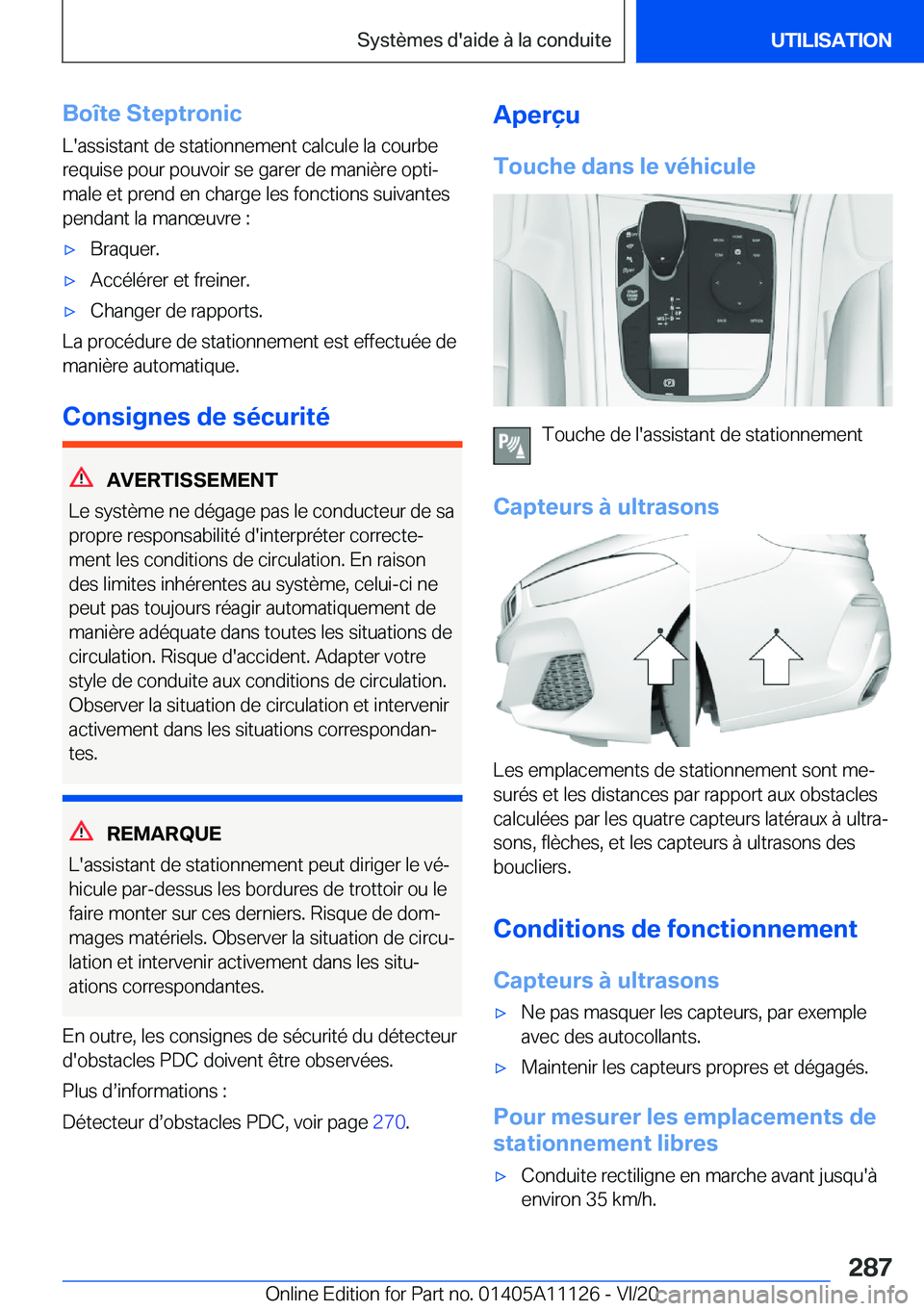 BMW 8 SERIES COUPE 2021  Notices Demploi (in French) �B�o�
