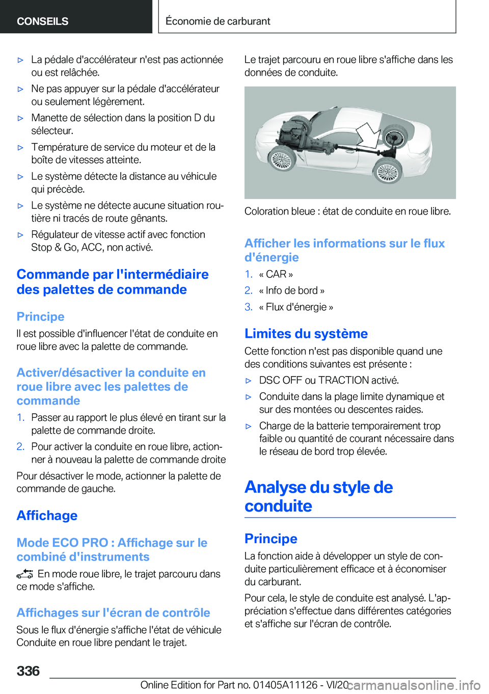 BMW 8 SERIES COUPE 2021  Notices Demploi (in French) 'x�L�a��p�é�d�a�l�e��d�'�a�c�c�é�l�é�r�a�t�e�u�r��n�'�e�s�t��p�a�s��a�c�t�i�o�n�n�é�e
�o�u��e�s�t��r�e�l�