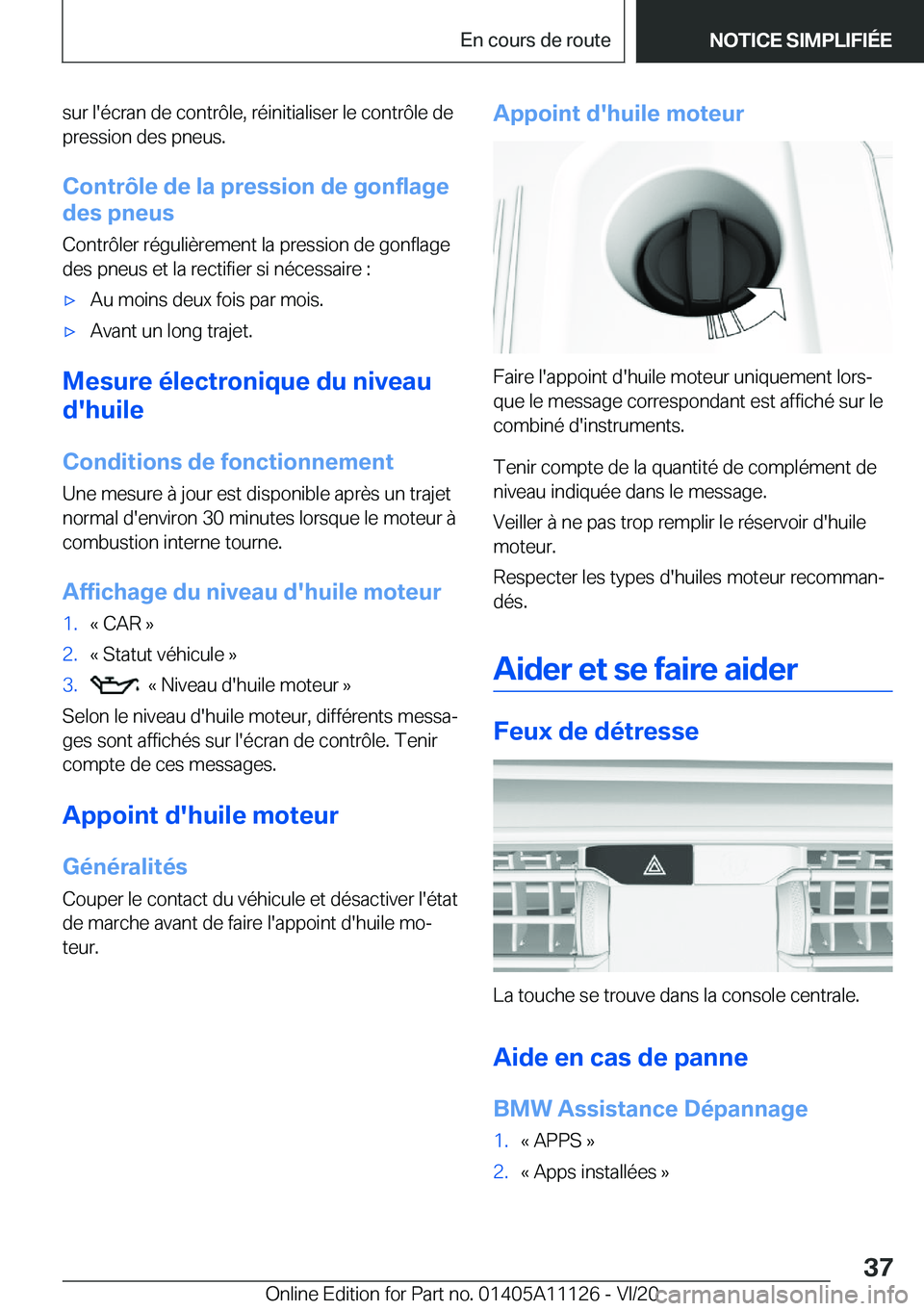 BMW 8 SERIES COUPE 2021  Notices Demploi (in French) �s�u�r��l�'�é�c�r�a�n��d�e��c�o�n�t�r�