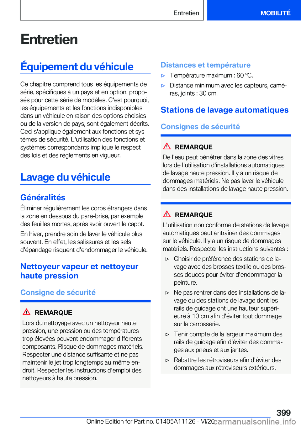 BMW 8 SERIES COUPE 2021  Notices Demploi (in French) �E�n�t�r�e�t�i�e�n�