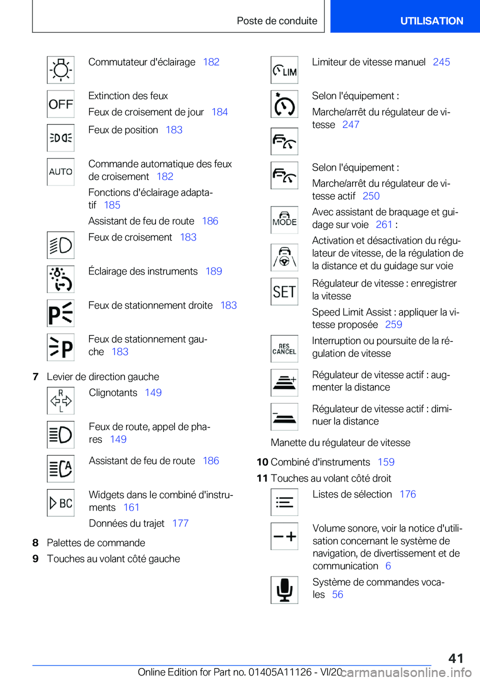 BMW 8 SERIES COUPE 2021  Notices Demploi (in French) �C�o�m�m�u�t�a�t�e�u�r��d�'�é�c�l�a�i�r�a�g�e\_�1�8�2�E�x�t�i�n�c�t�i�o�n��d�e�s��f�e�u�x
�F�e�u�x��d�e��c�r�o�i�s�e�m�e�n�t��d�e��j�o�u�r\_ �1�8�4�F�e�u�x��d�e��p�o�s�i�t�i�o�n\_�