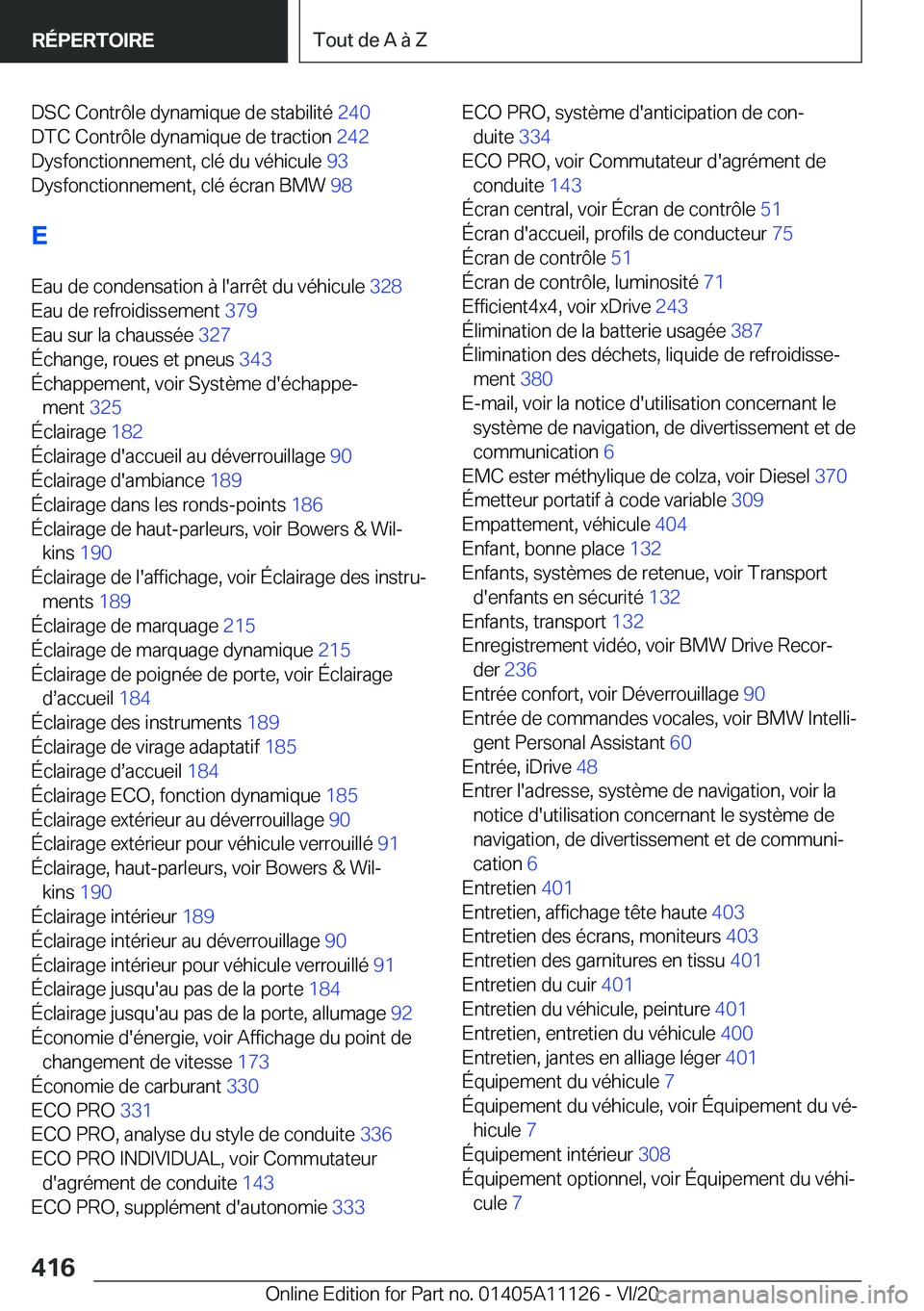 BMW 8 SERIES COUPE 2021  Notices Demploi (in French) �D�S�C��C�o�n�t�r�