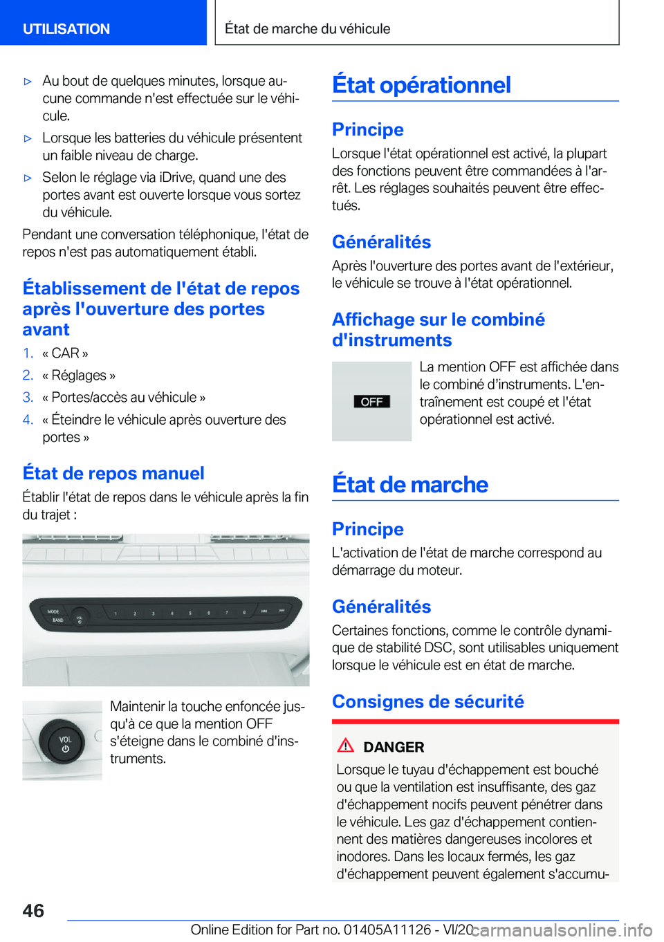 BMW 8 SERIES COUPE 2021  Notices Demploi (in French) 'x�A�u��b�o�u�t��d�e��q�u�e�l�q�u�e�s��m�i�n�u�t�e�s�,��l�o�r�s�q�u�e��a�uj�c�u�n�e��c�o�m�m�a�n�d�e��n�'�e�s�t��e�f�f�e�c�t�u�é�e��s�u�r��l�e��v�é�h�ij�c�u�l�e�.'x�L�o�r�s