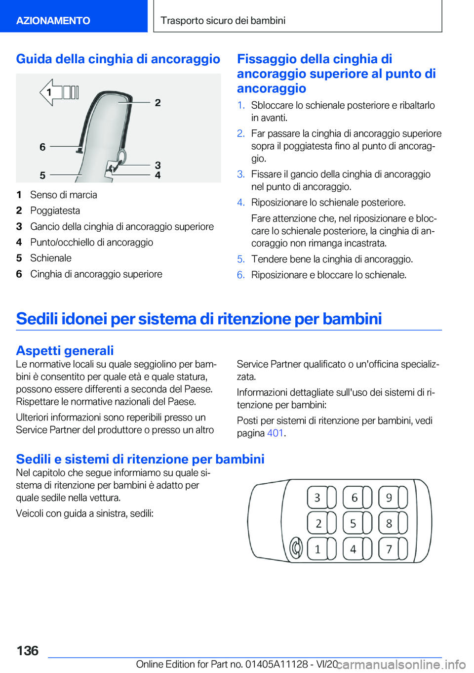 BMW 8 SERIES COUPE 2021  Libretti Di Uso E manutenzione (in Italian) �G�u�i�d�a��d�e�l�l�a��c�i�n�g�h�i�a��d�i��a�n�c�o�r�a�g�g�i�o�1�S�e�n�s�o��d�i��m�a�r�c�i�a�2�P�o�g�g�i�a�t�e�s�t�a�3�G�a�n�c�i�o��d�e�l�l�a��c�i�n�g�h�i�a��d�i��a�n�c�o�r�a�g�g�i�o��s�u�p
