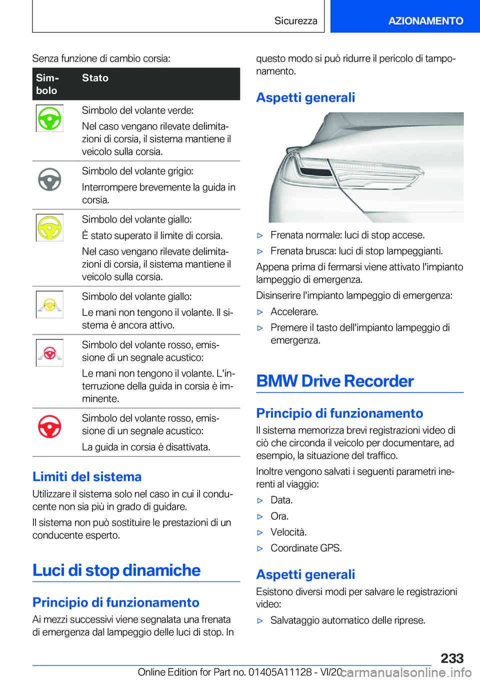 BMW 8 SERIES COUPE 2021  Libretti Di Uso E manutenzione (in Italian) �S�e�n�z�a��f�u�n�z�i�o�n�e��d�i��c�a�m�b�i�o��c�o�r�s�i�a�:�S�i�mj
�b�o�l�o�S�t�a�t�o�S�i�m�b�o�l�o��d�e�l��v�o�l�a�n�t�e��v�e�r�d�e�:
�N�e�l��c�a�s�o��v�e�n�g�a�n�o��r�i�l�e�v�a�t�e��d�e